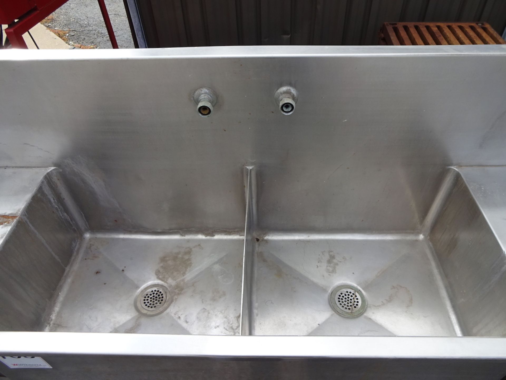 Stainless Steel Double Sink - Image 2 of 2