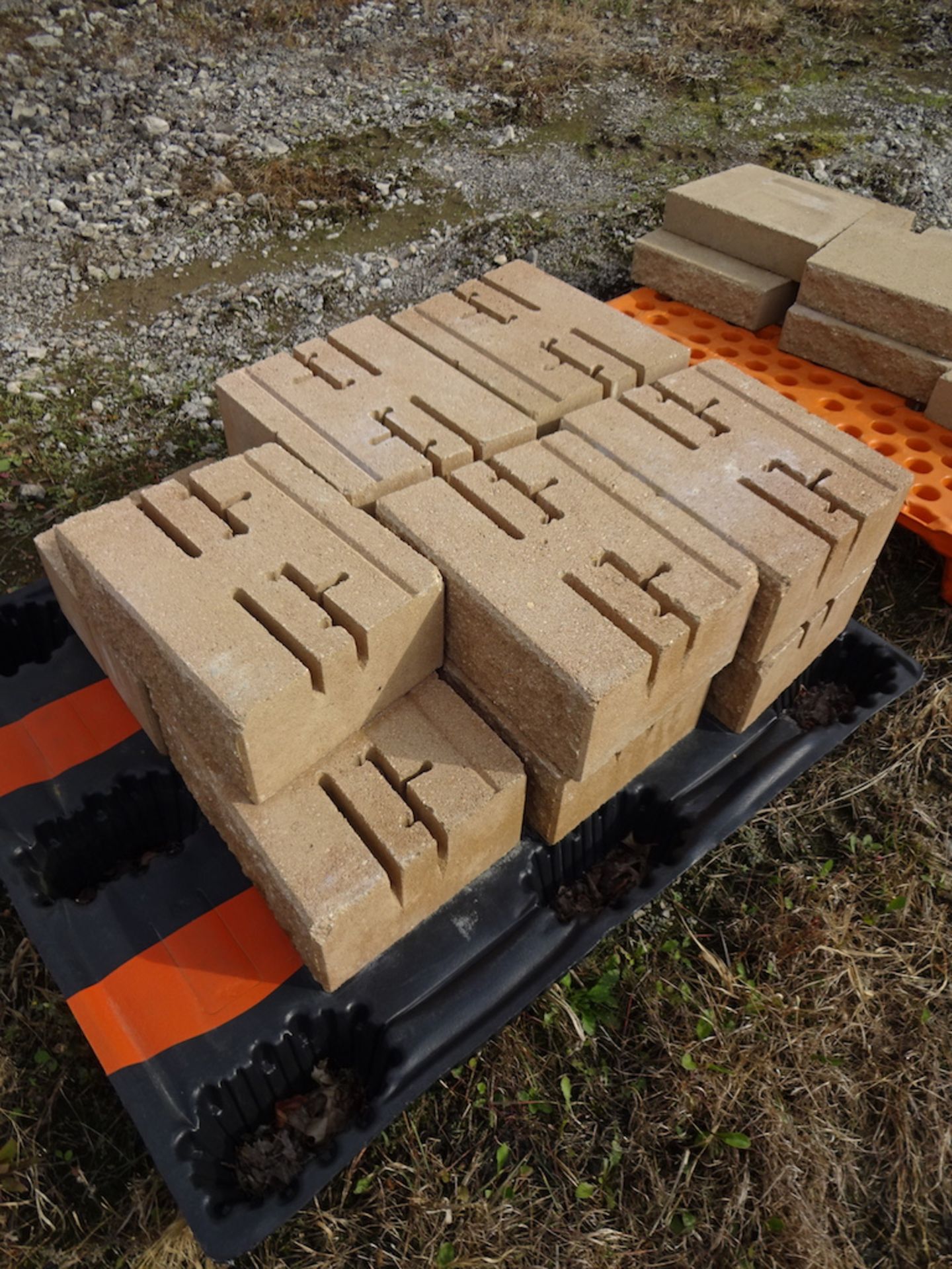 LOT: Assorted Concrete Block on (3) Pallets - Image 2 of 4