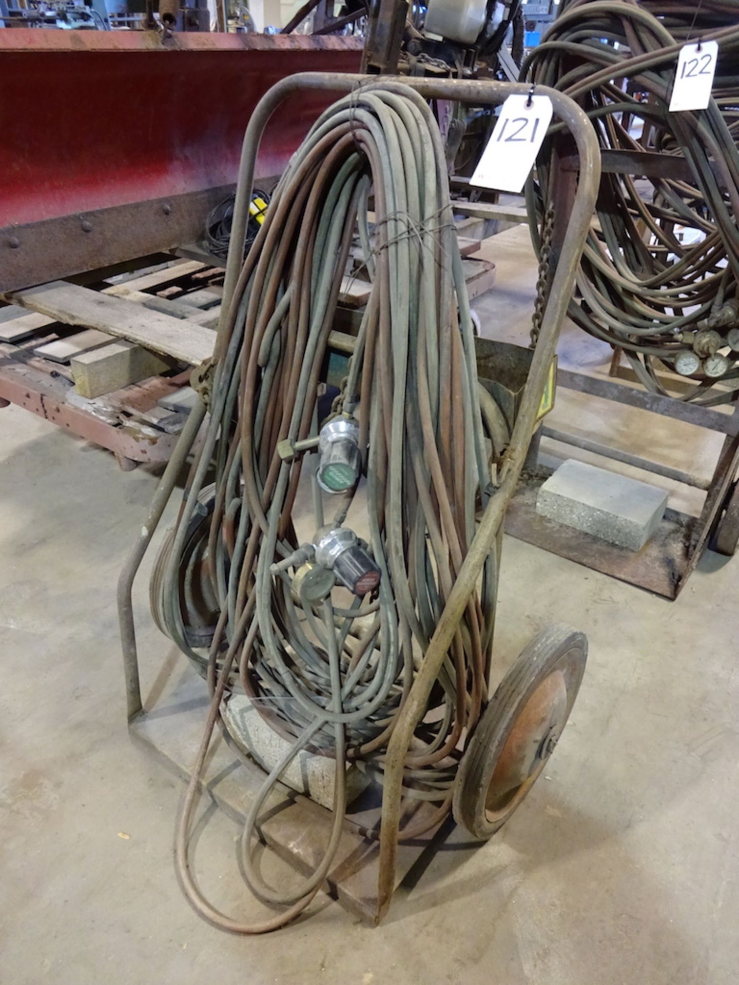 Welding Cart with Hose & Gauges