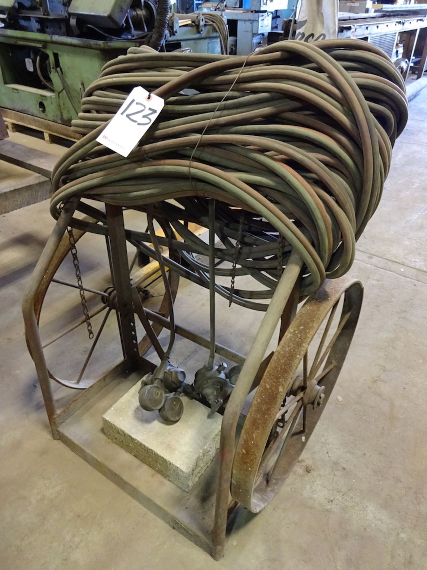 Welding Cart with Hose & Gauges