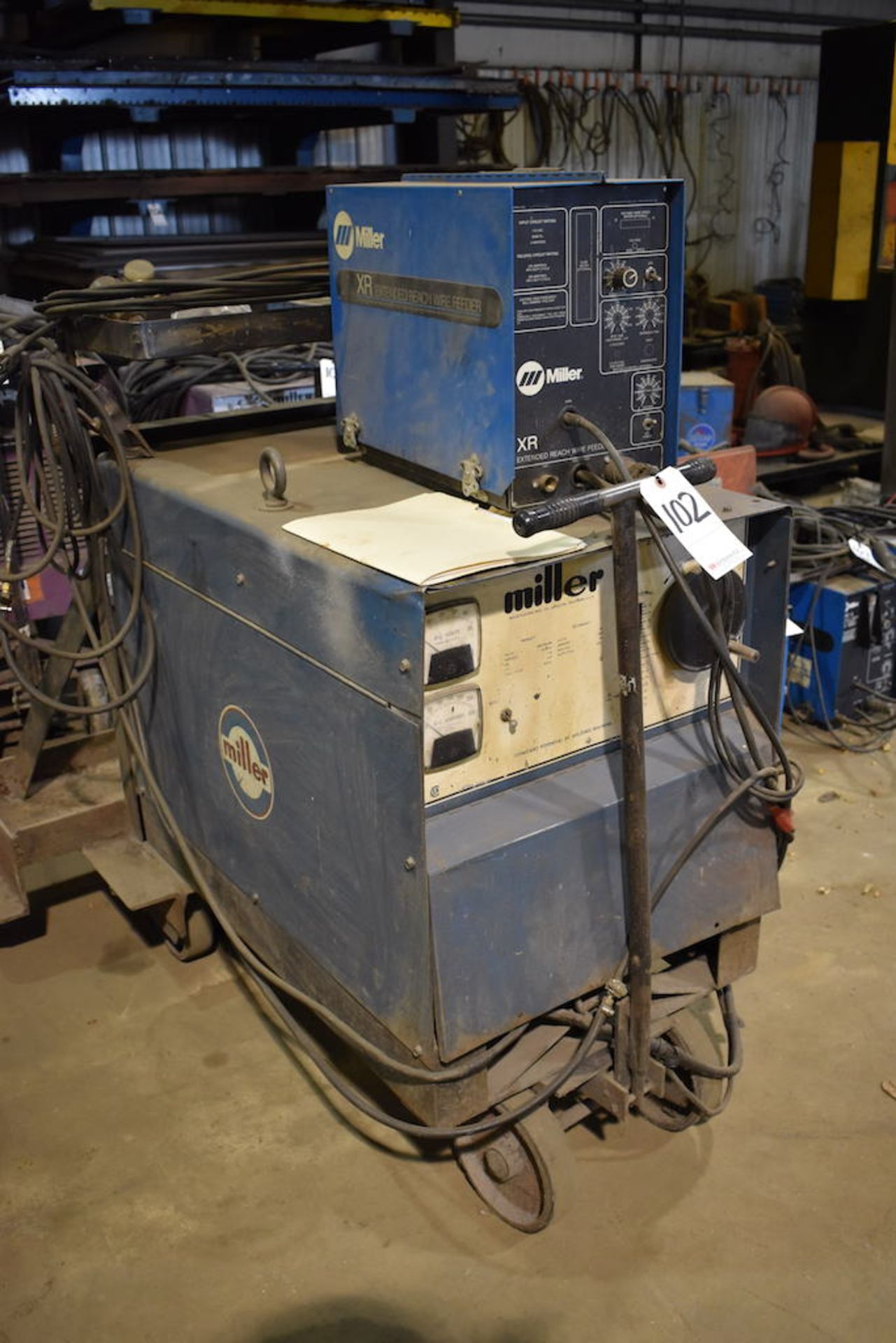 Miller 250 Amp Constant Potential DC Welder: Model CP-250TS, S/N HD700471, Miller XR Extended