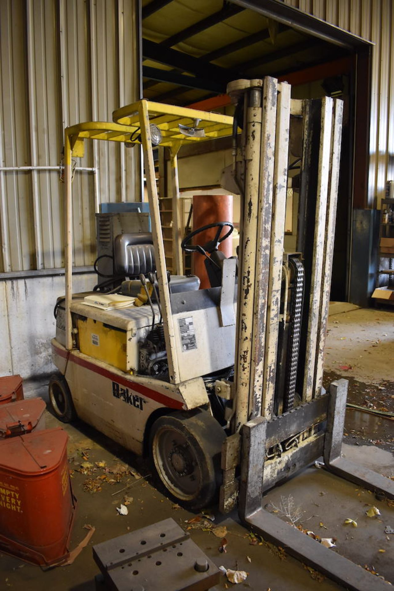 Baker Model B-50-CE Electric Forklift Truck, S/N W-1949-300 - Image 2 of 3