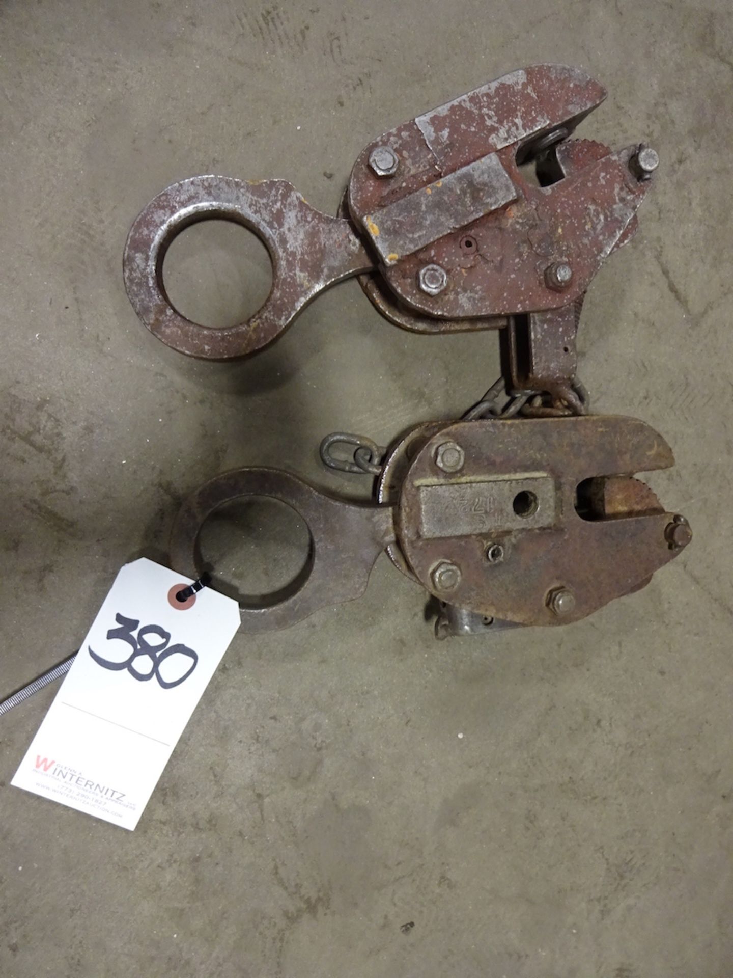 LOT: (2) Plate Grabs