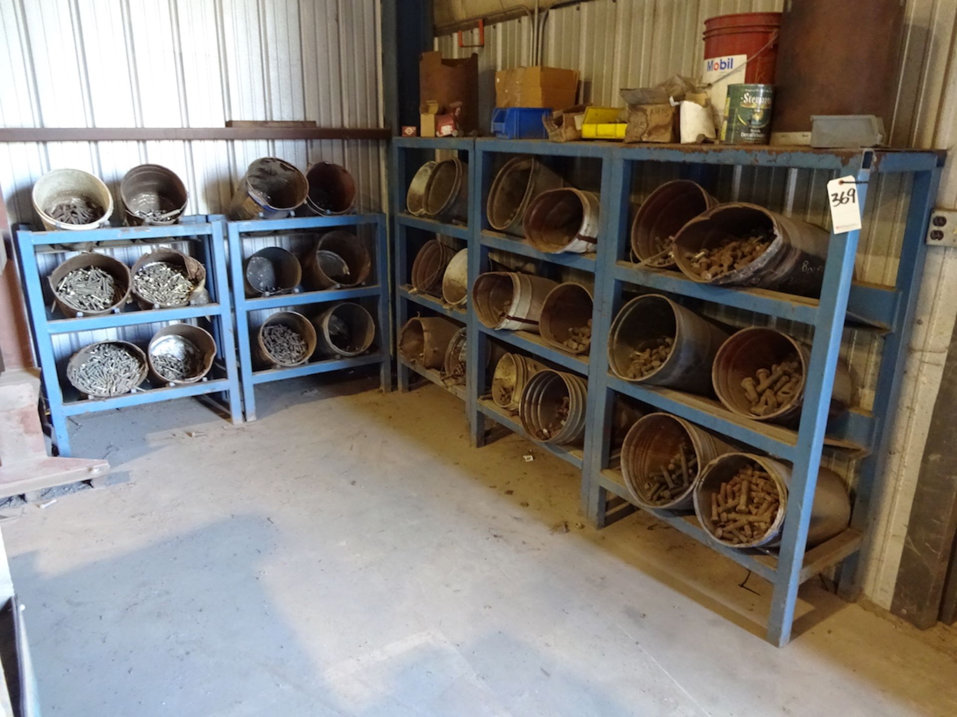 LOT: Assorted Hardware with Shelving