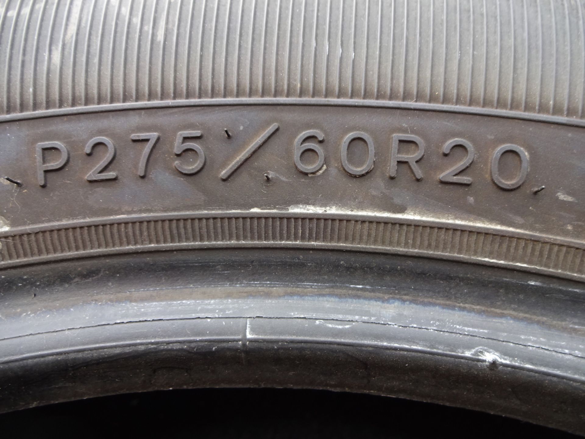 LOT: (4) Goodyear Wrangler Size P275/60R20 Tires - Image 2 of 3