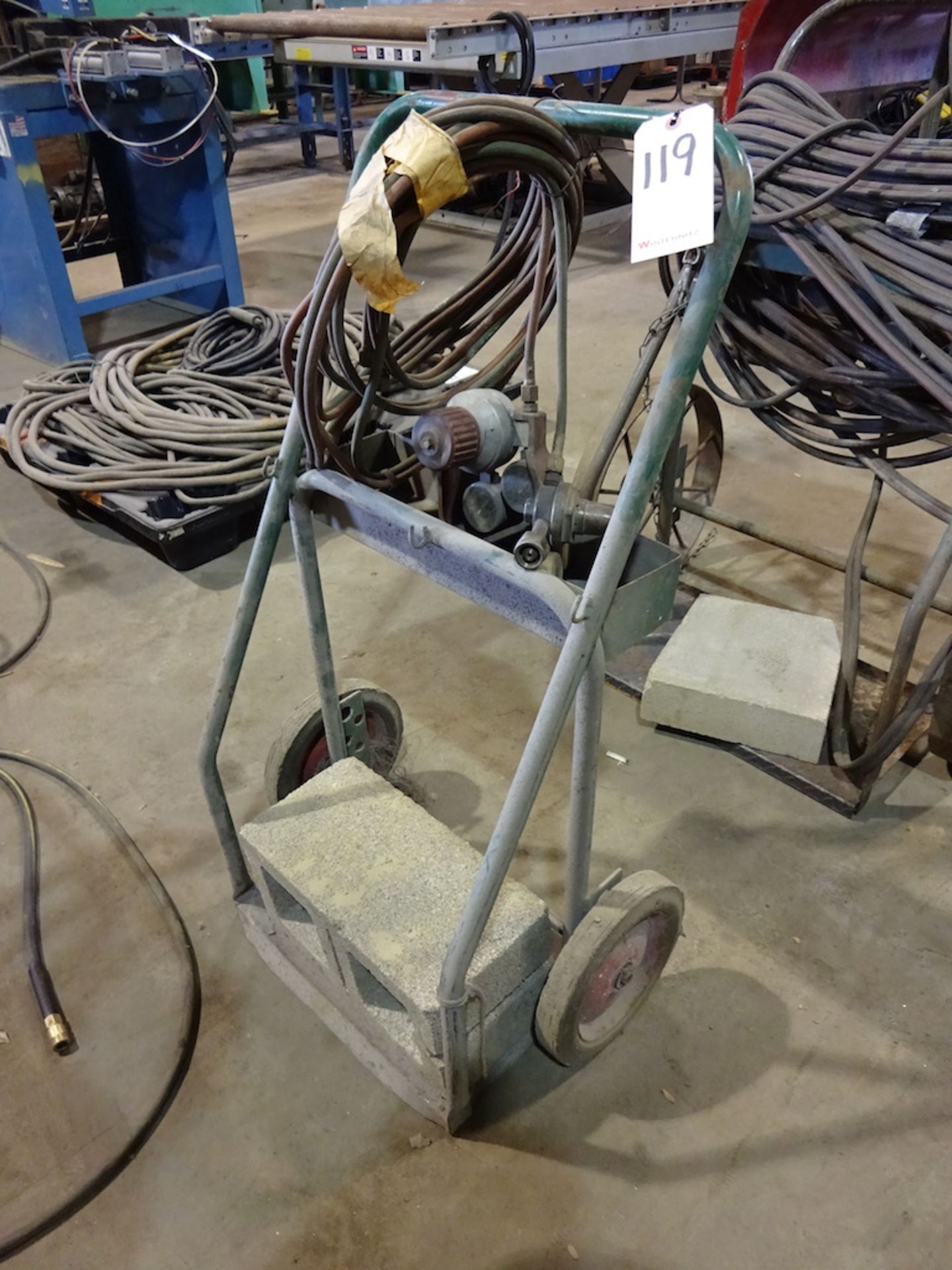 Welding Cart with Hose & Gauges