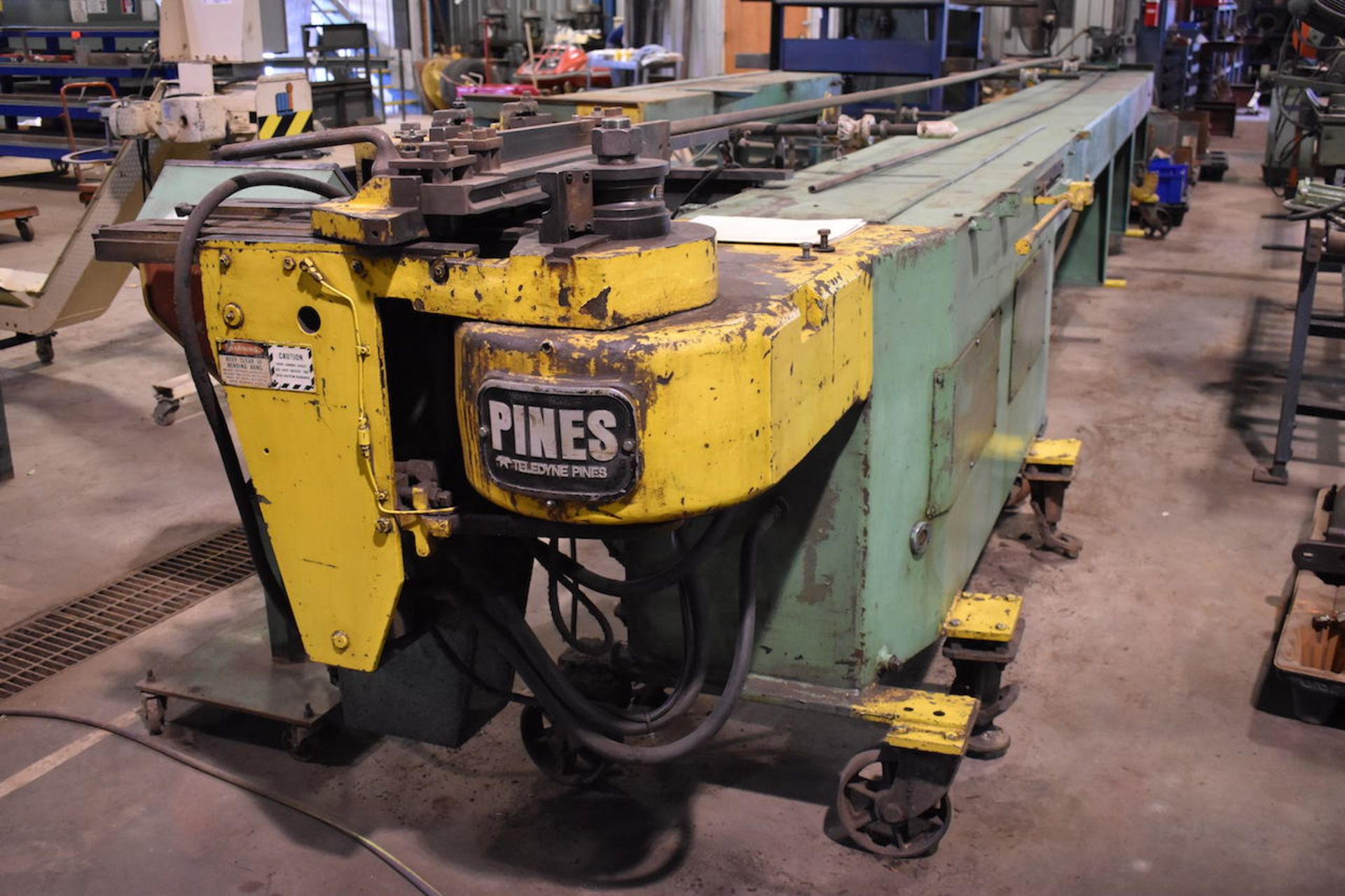 Pines 42 ft. (approx.) Cap. No. 2 Tube Bender, S/N 11235 74309/M-4405, Dial-A-Bend Controls, with