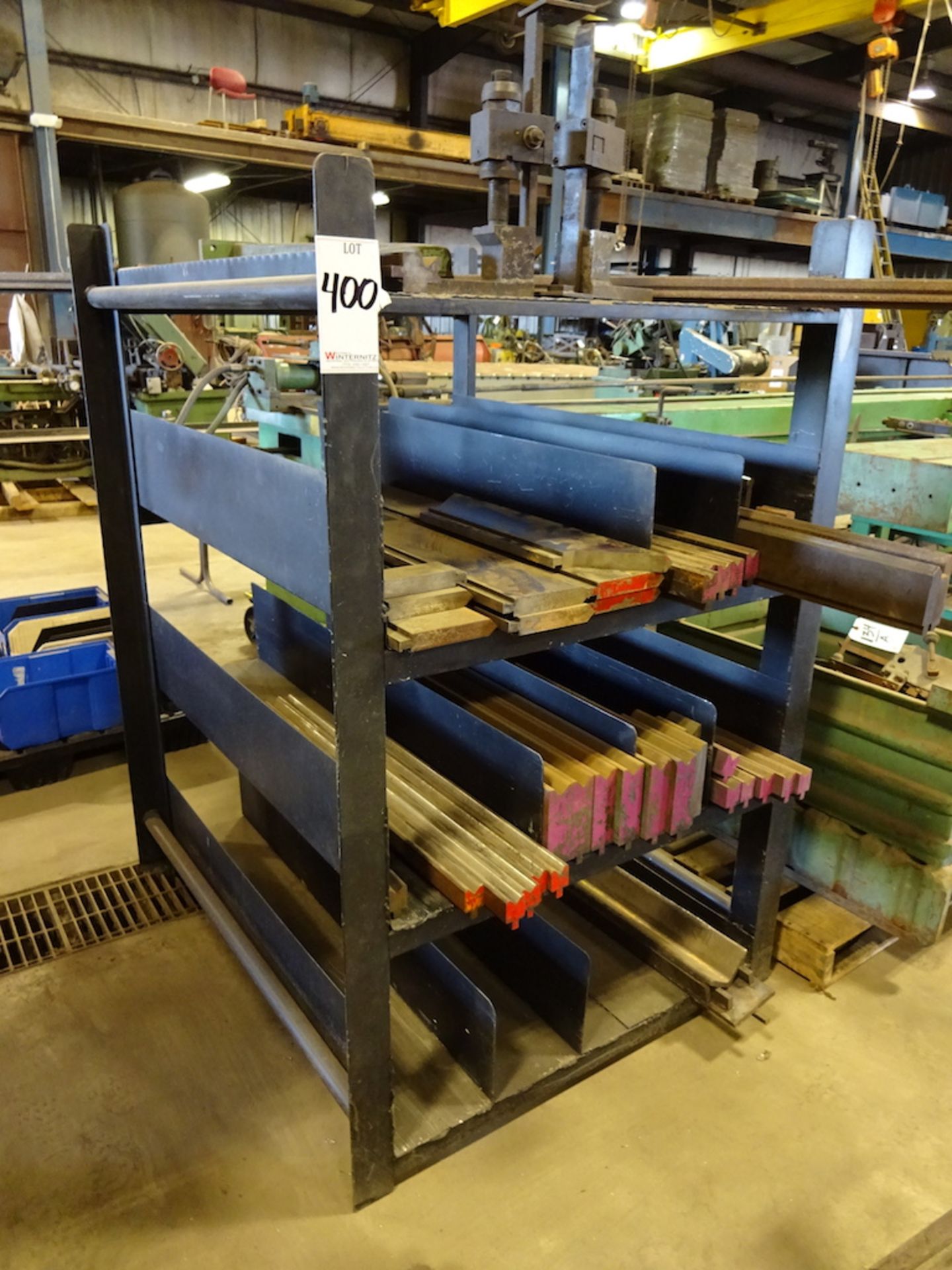 LOT: Assorted Press Brake Dies with Rack