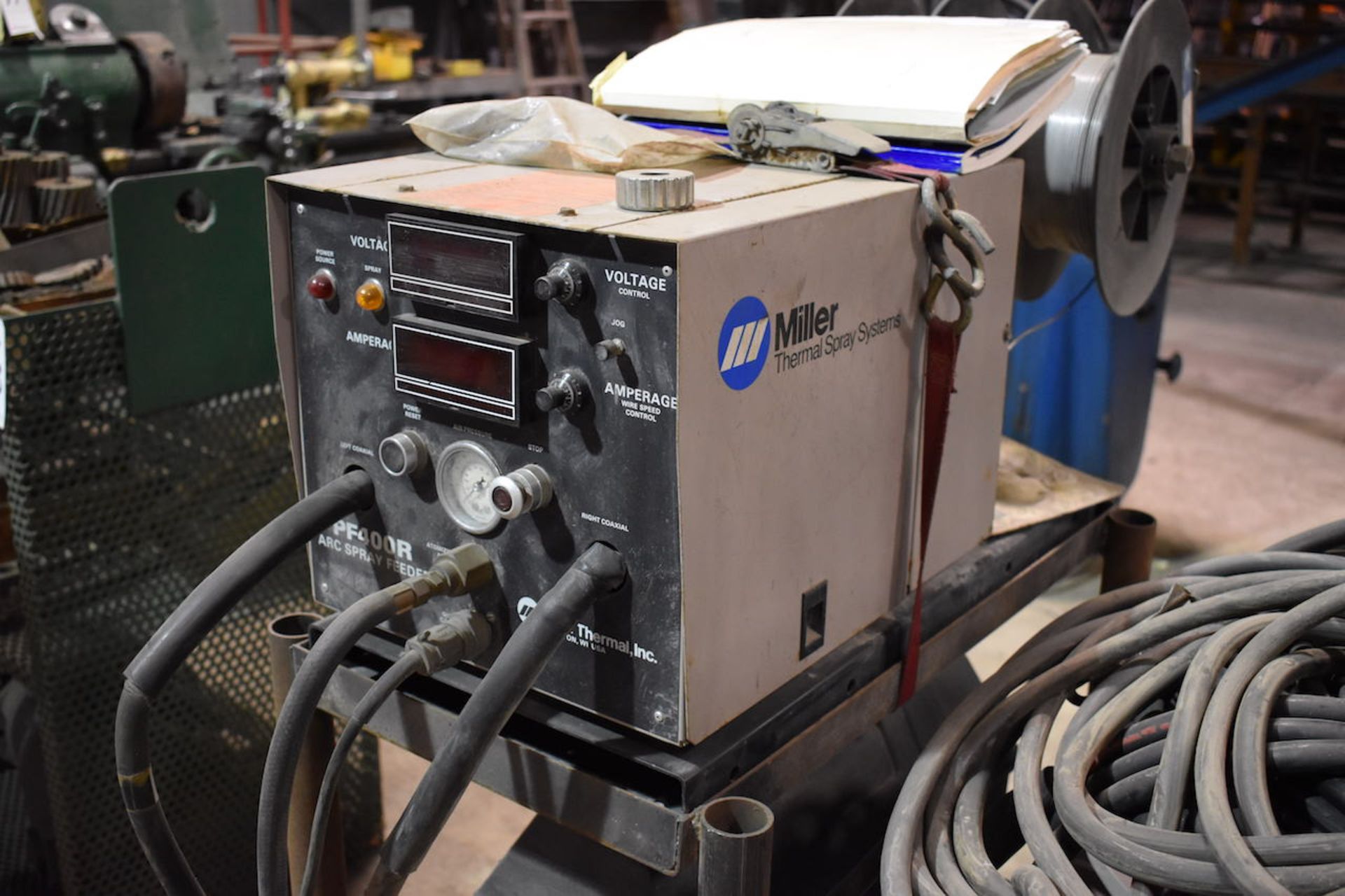 Miller/Thermal Inc. 450 Amp Model Mogular 400R Arc Spray System, Model PF400R Arc Spray Feeder ( - Image 4 of 4