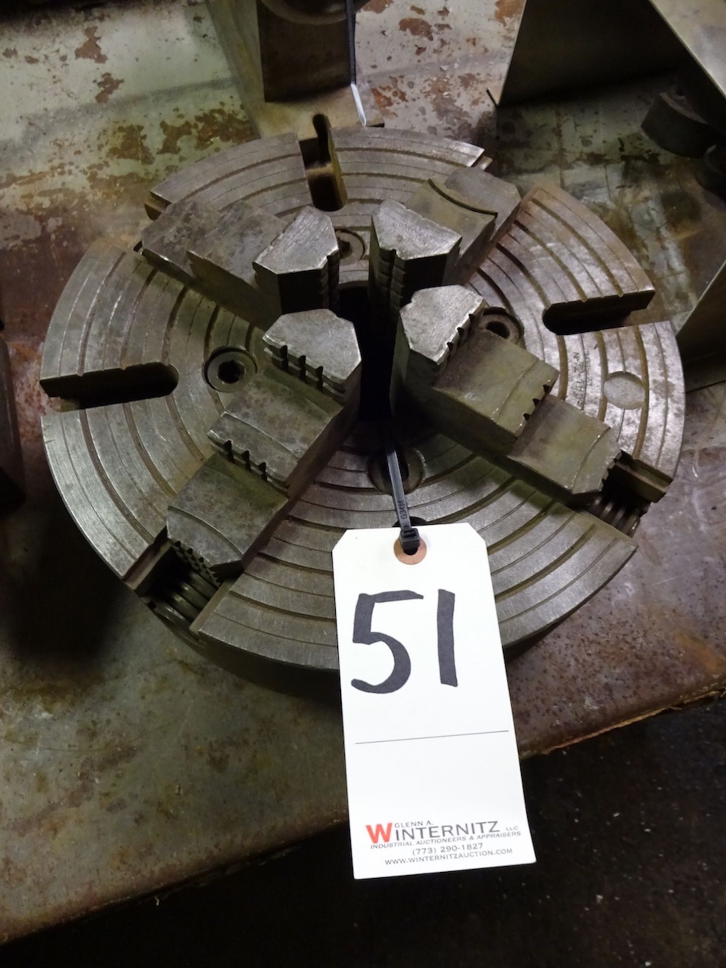 12 in. 4-Jaw Chuck