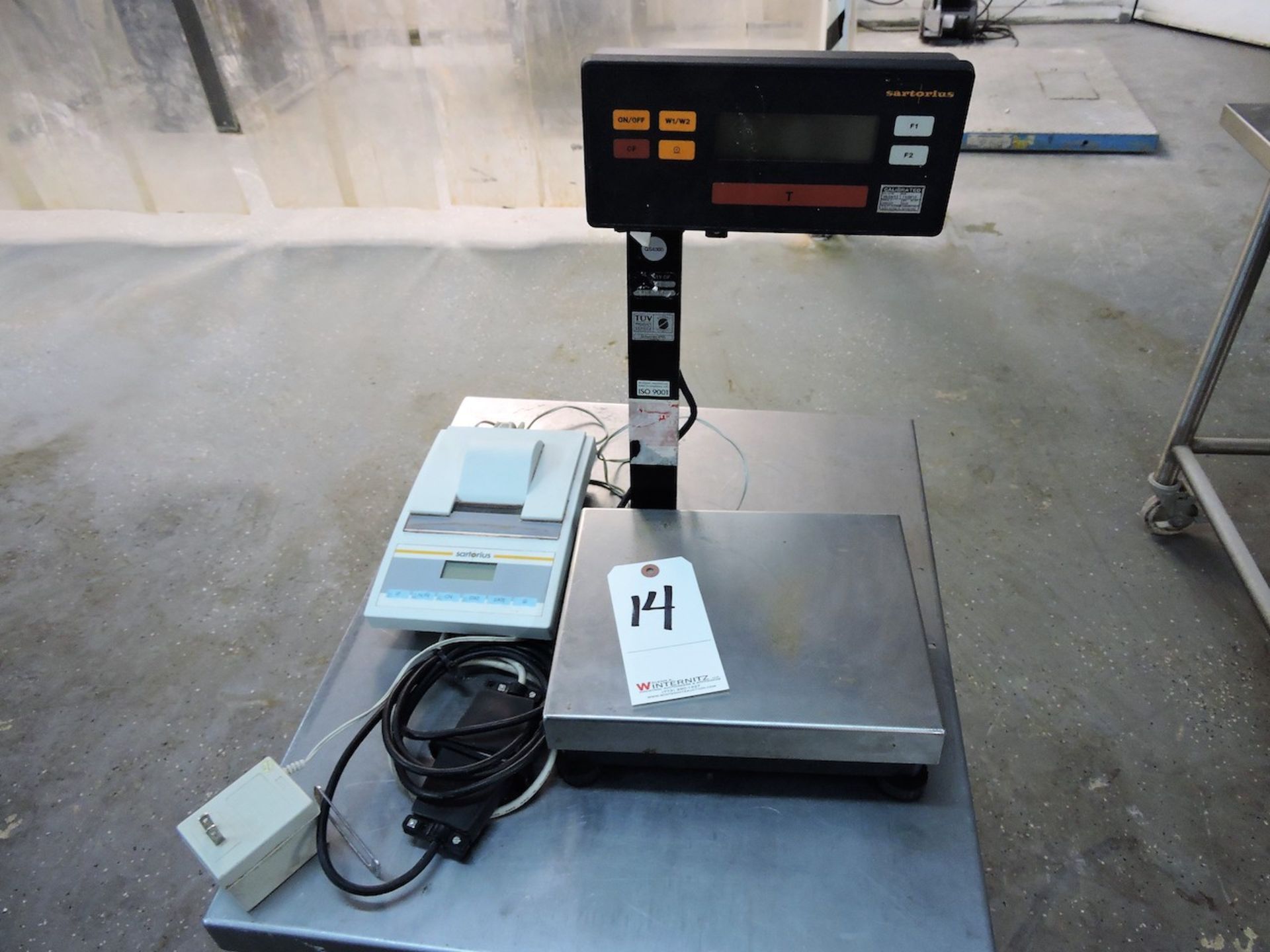 SARTORIUS SCALE AND PRINTER QS4000 4KG MADE IN GERMANY