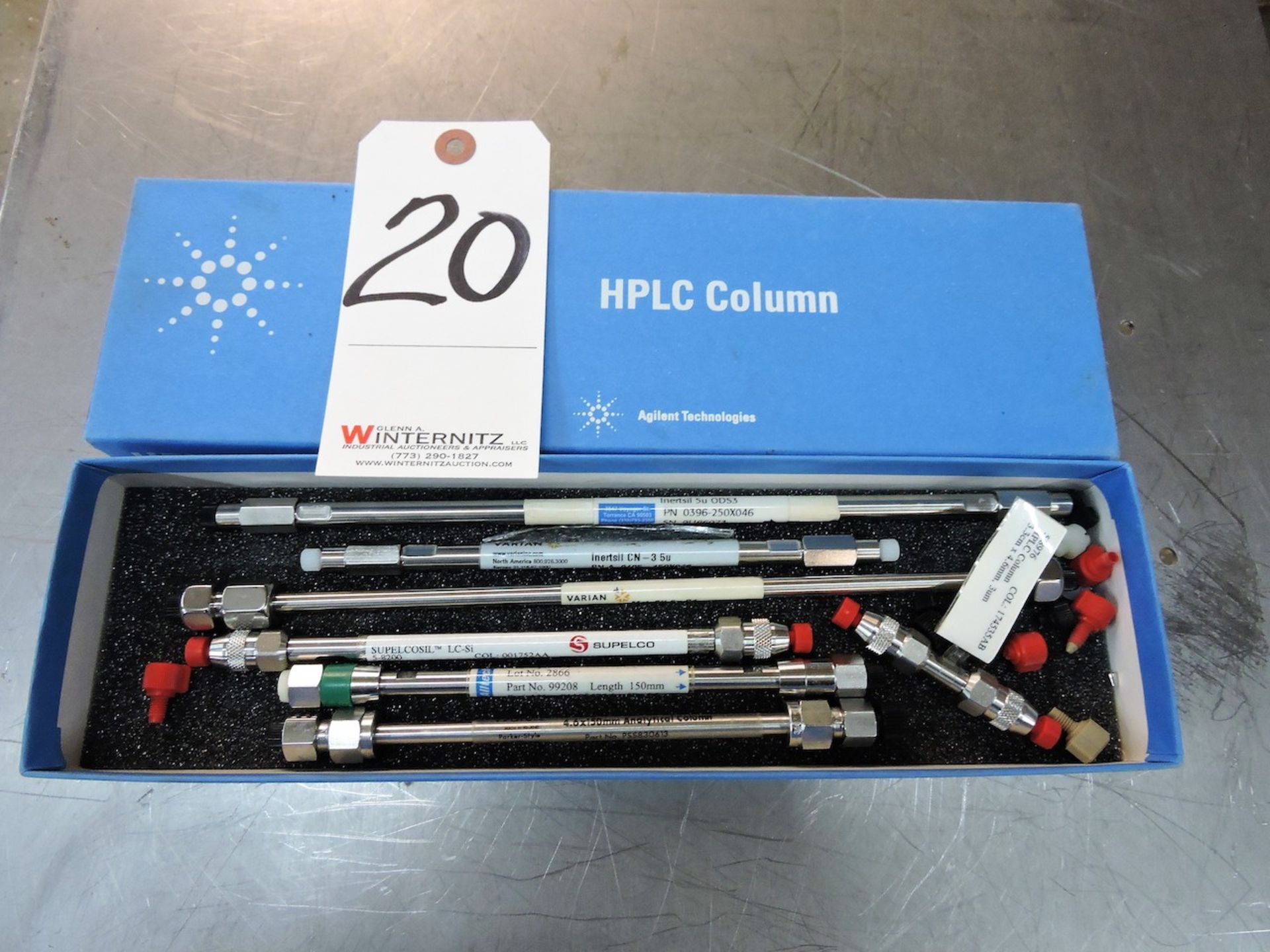 AGITEST COLUMN SET HPLC 15 PIECES IN BOX