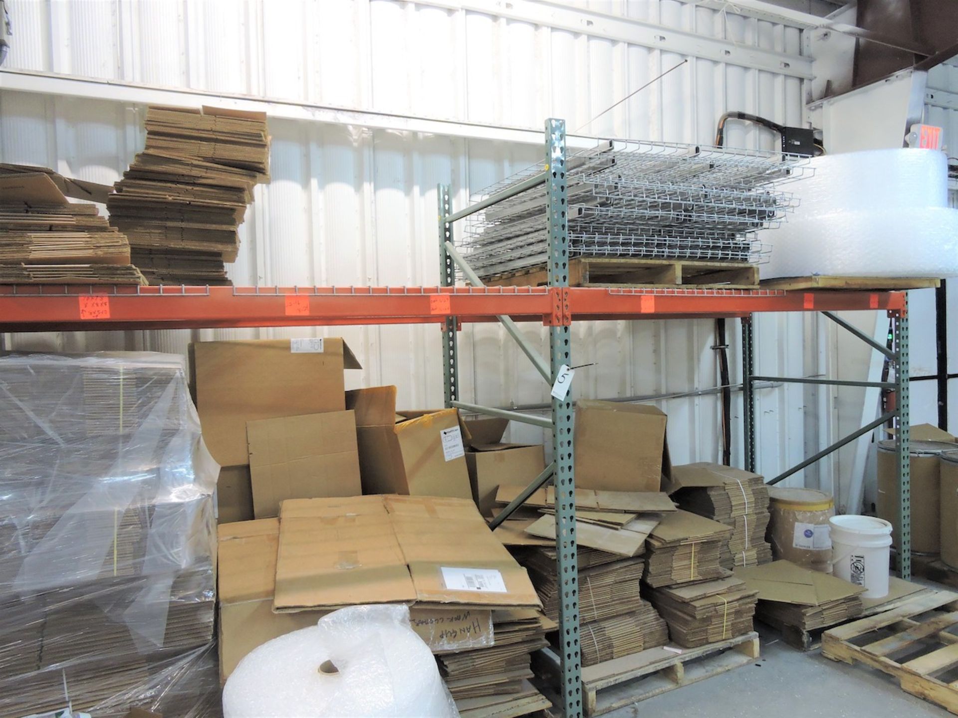 NEW ULINE PALLET RACKING - 6 UPRIGHTS 10 BEAMS 48” WIDE X 96” LONG X 96” HIGH 5000 LB LOAD CAP. - Image 4 of 4