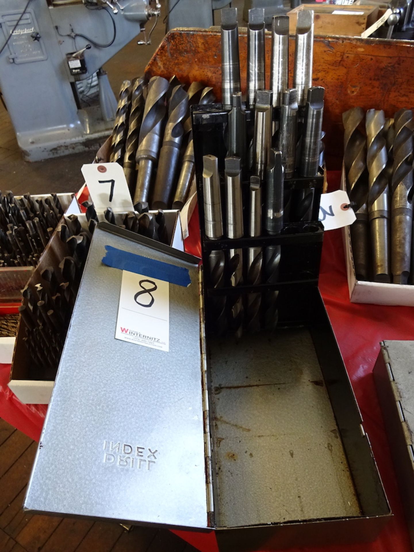 LOT: Drill Index with Assorted Drills