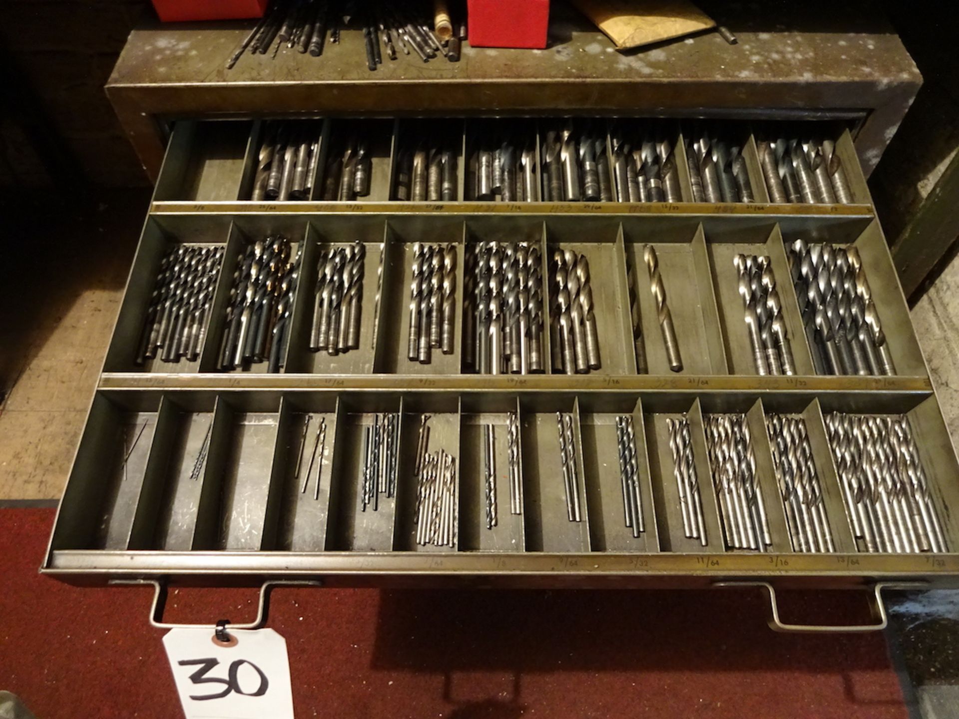 LOT: Drill Cabinet with Drills - Image 2 of 5