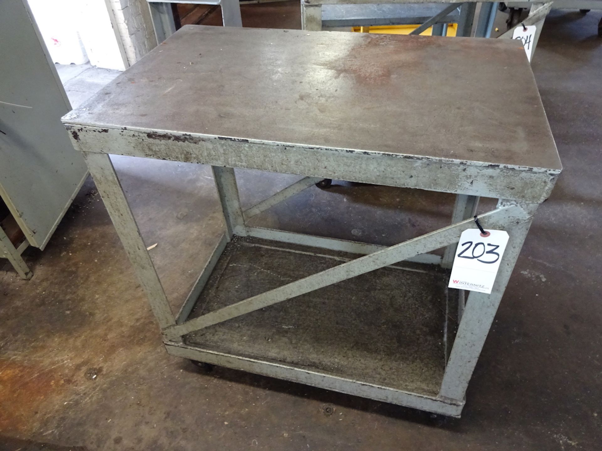 29-1/2 in. x 18-1/2 in. Steel Shop Cart