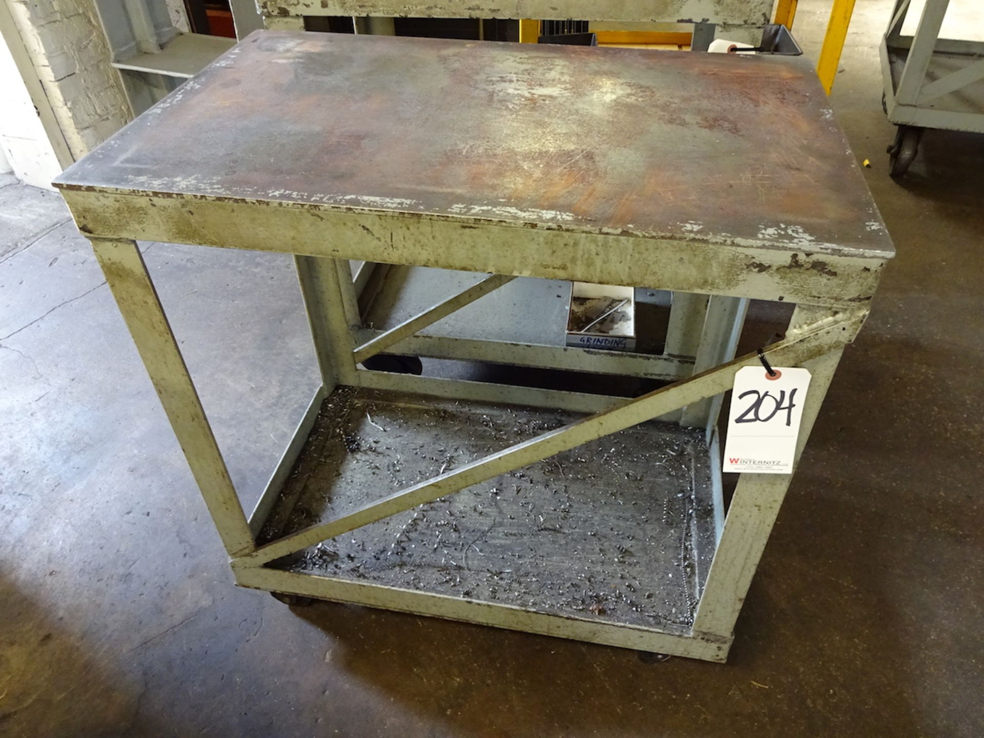 29-1/2 in. x 18-1/4 in. Steel Shop Cart