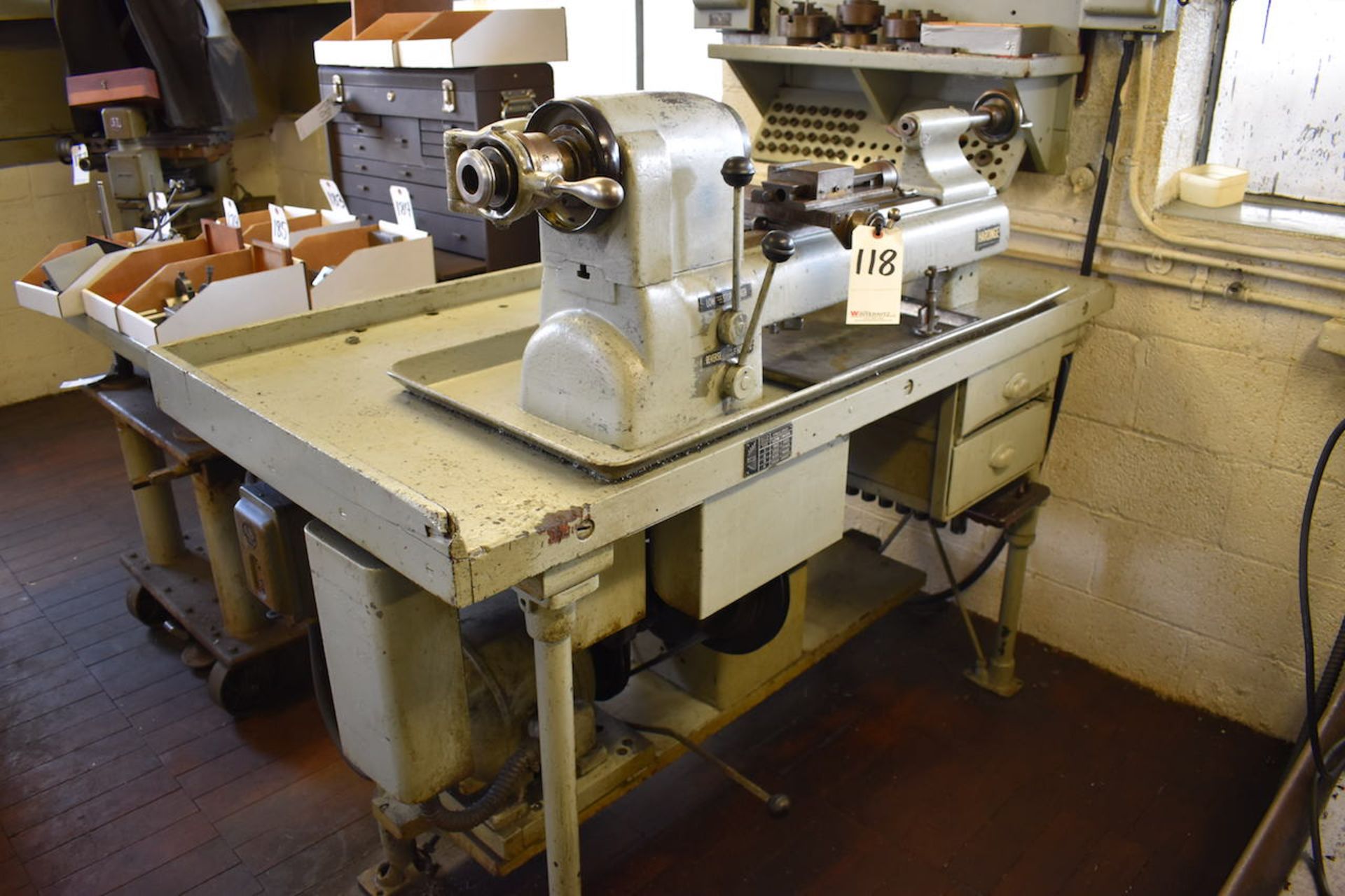 Hardinge Model DV-59 Second Operation Lathe, S/N 59-19589-1