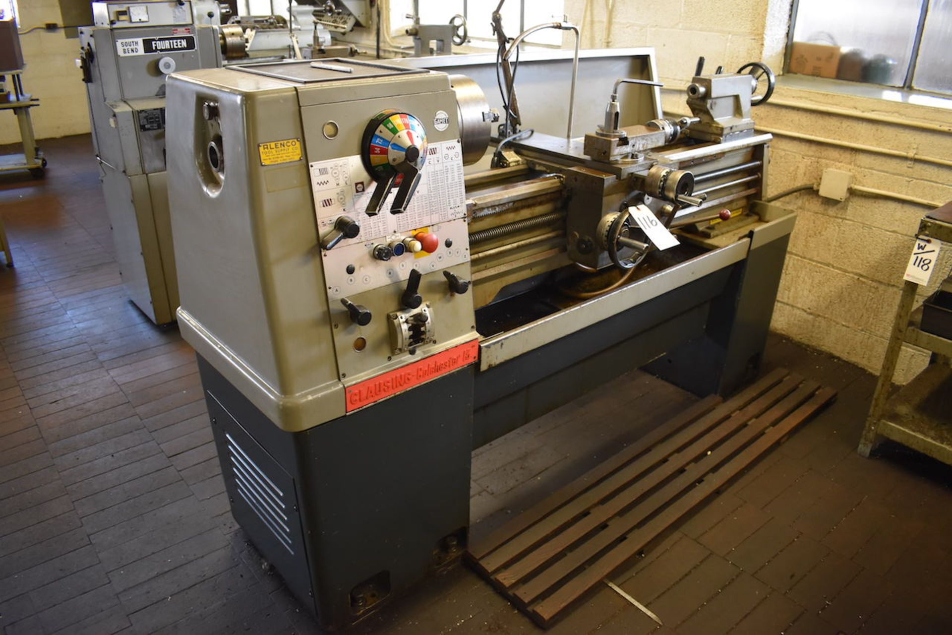 Clausing Colchester 13 in. x 40 in. (approx.) Engine Lathe, S/N 5/0014/12971DD, 30 - 2500 RPM,