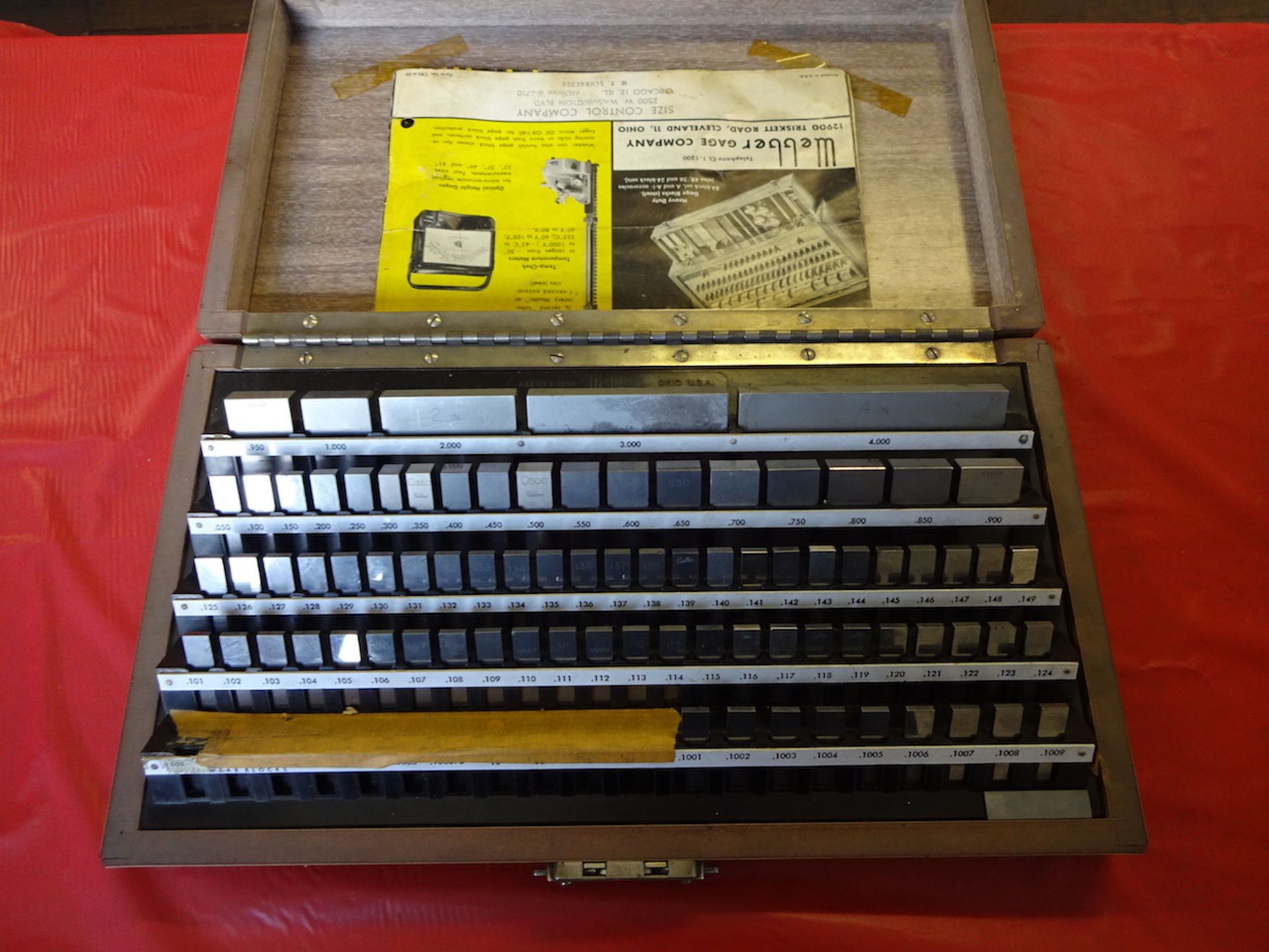 Webber Croblox Gauge Block Set