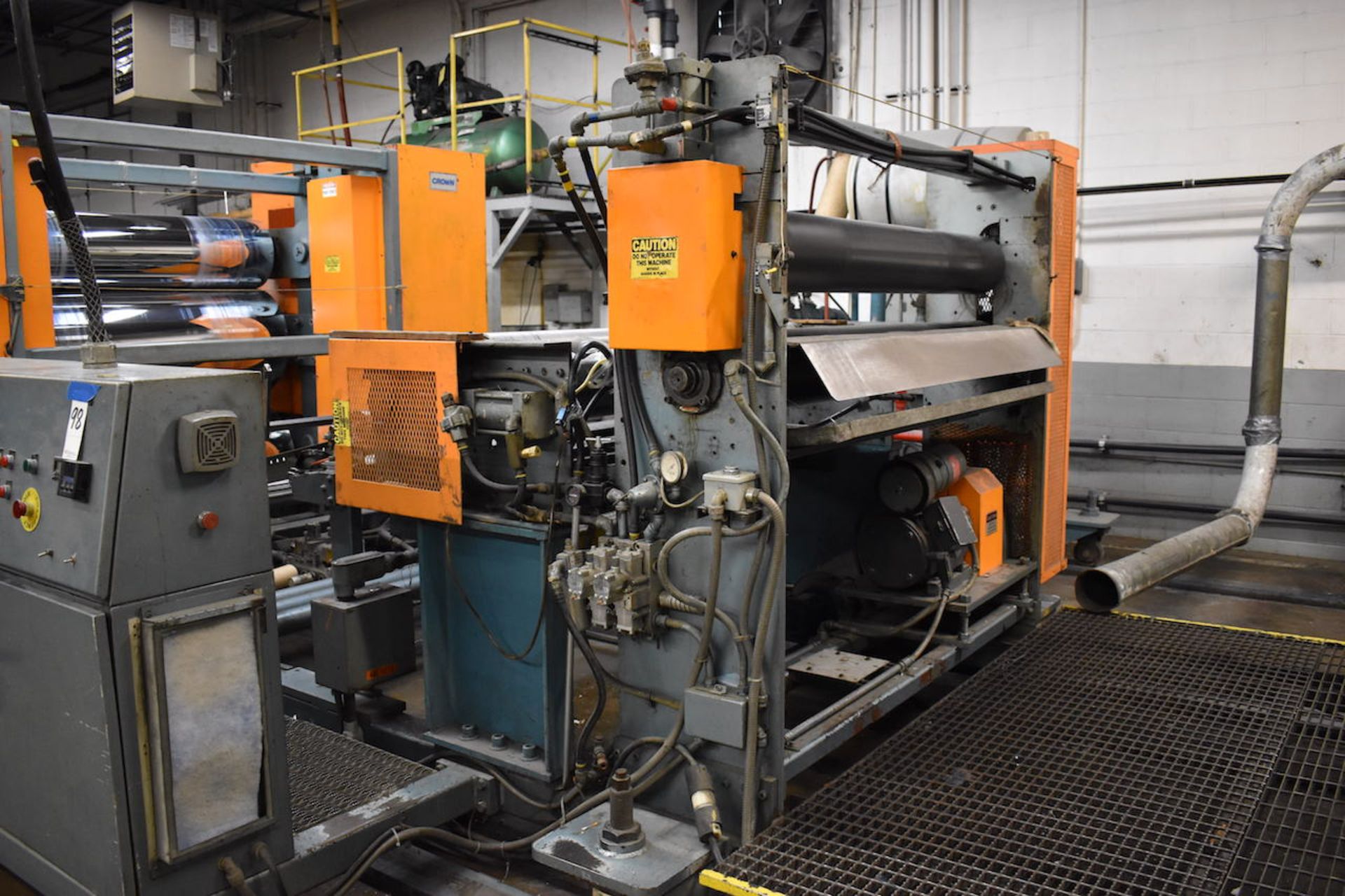 CROWN 48” MODEL EXT 4.5 4.5” PLASTIC PET EXTRUSION LINE: CROWN EXTRUDER S/N 1811 (2014), - Image 15 of 22