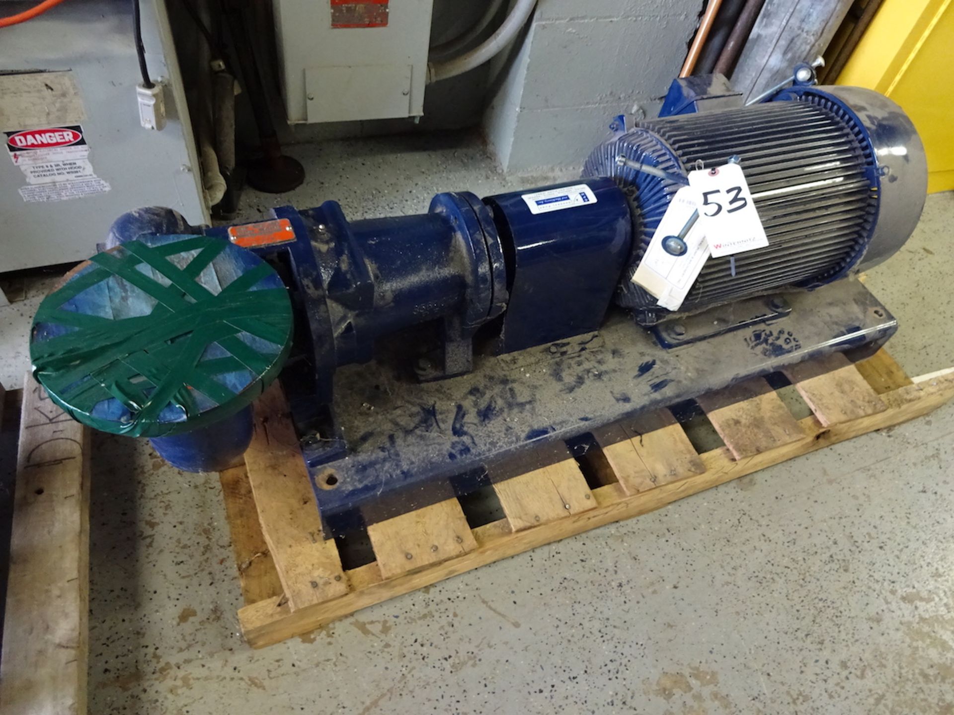 PENTAIR 15HP SIZE 4X4X7A 400GPM 3600 RPM PUMP