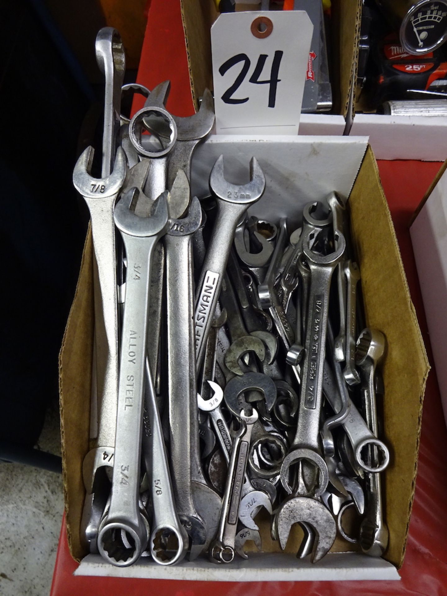 LOT: ASSORTED OPEN END WRENCHES