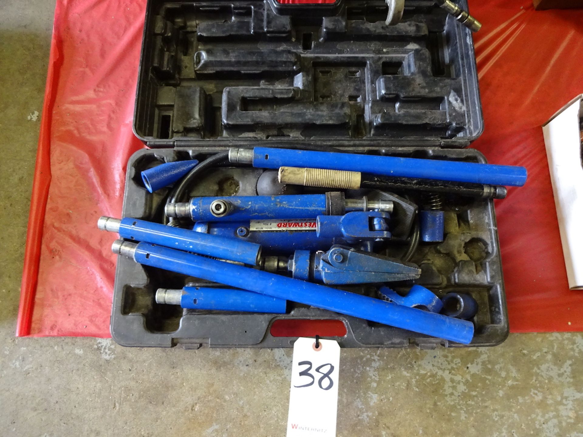 WESTWARD 4-TON HYDRAULIC RAM SYSTEM KIT