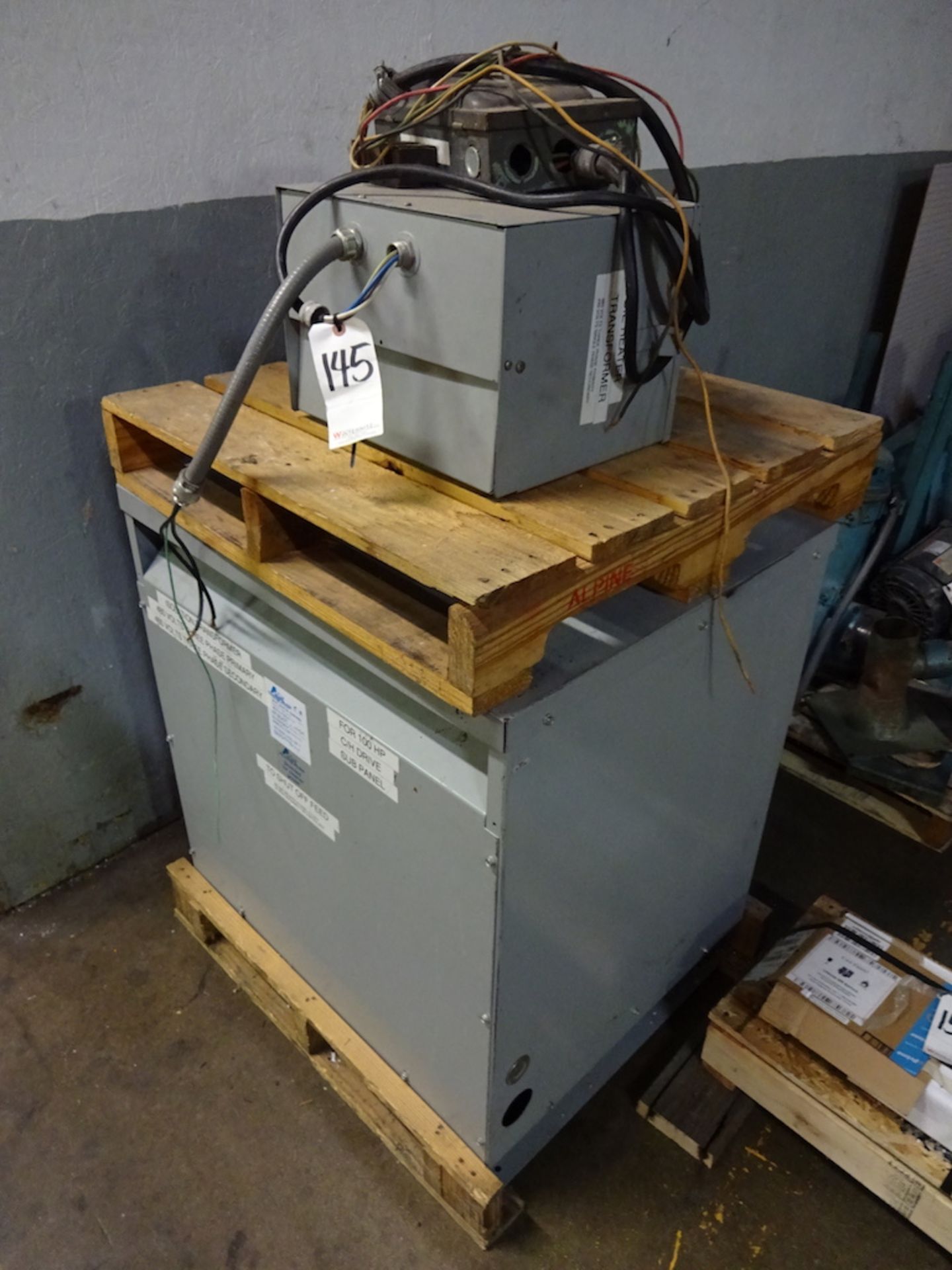 LOT: ISOLATION TRANSFORMER & DIE HEATER TRANSFORMER