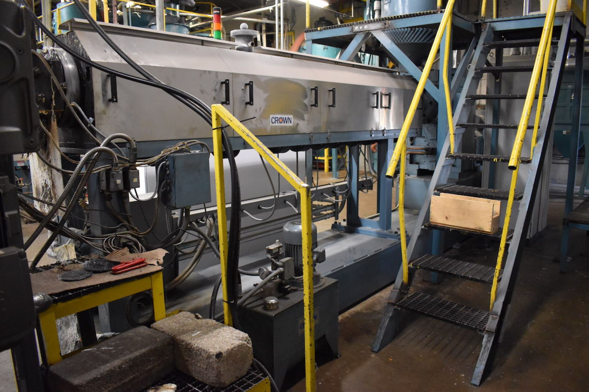 CROWN 48” MODEL EXT 4.5 4.5” PLASTIC PET EXTRUSION LINE: CROWN EXTRUDER S/N 1811 (2014), - Image 5 of 22