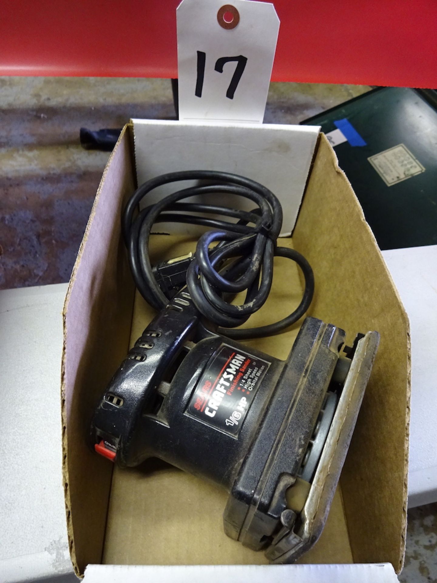 SEARS/CRAFTSMAN 1/6HP ORBITAL SANDER