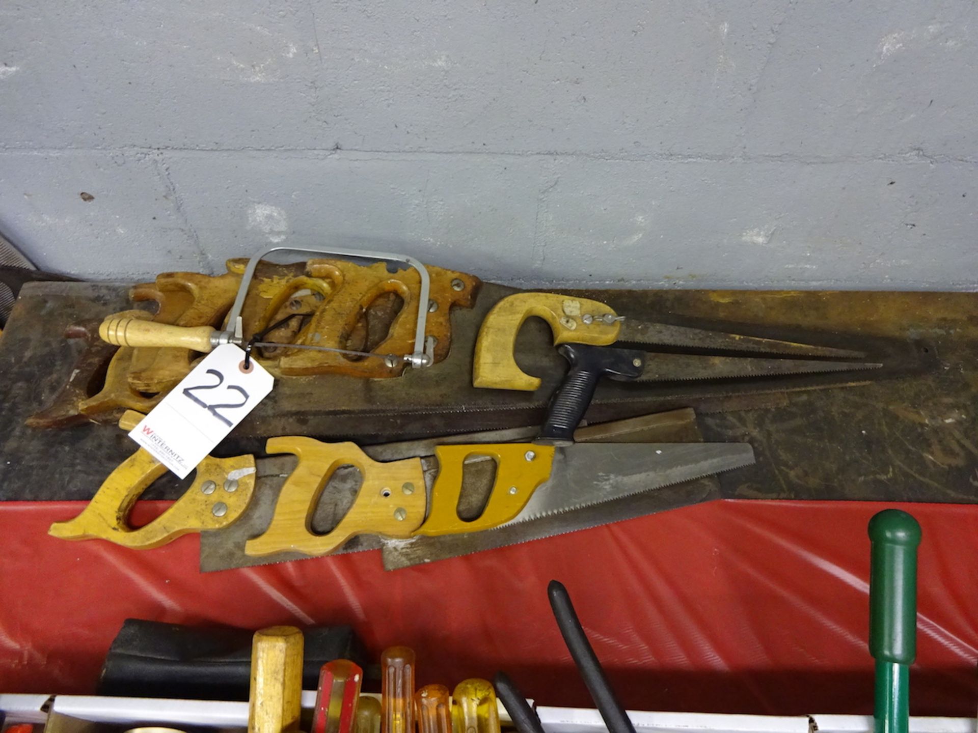 LOT: ASSORTED HAND SAWS