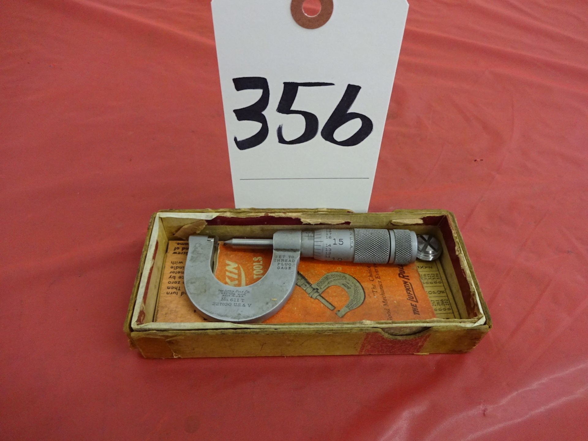 Lufkin No. 611T Micrometer