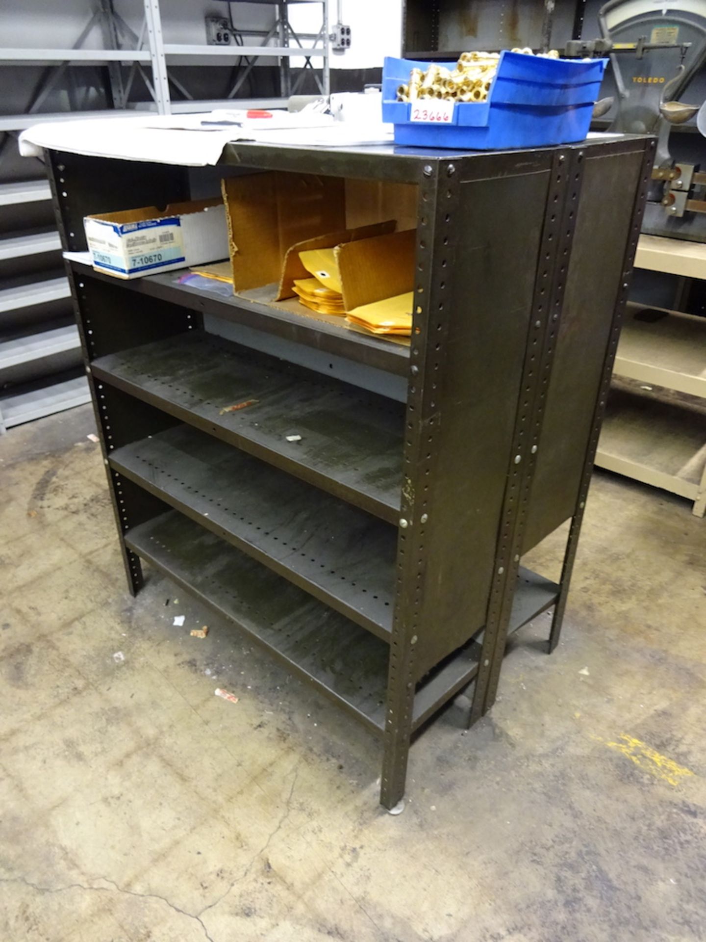 LOT: (2) Steel Shelf Units