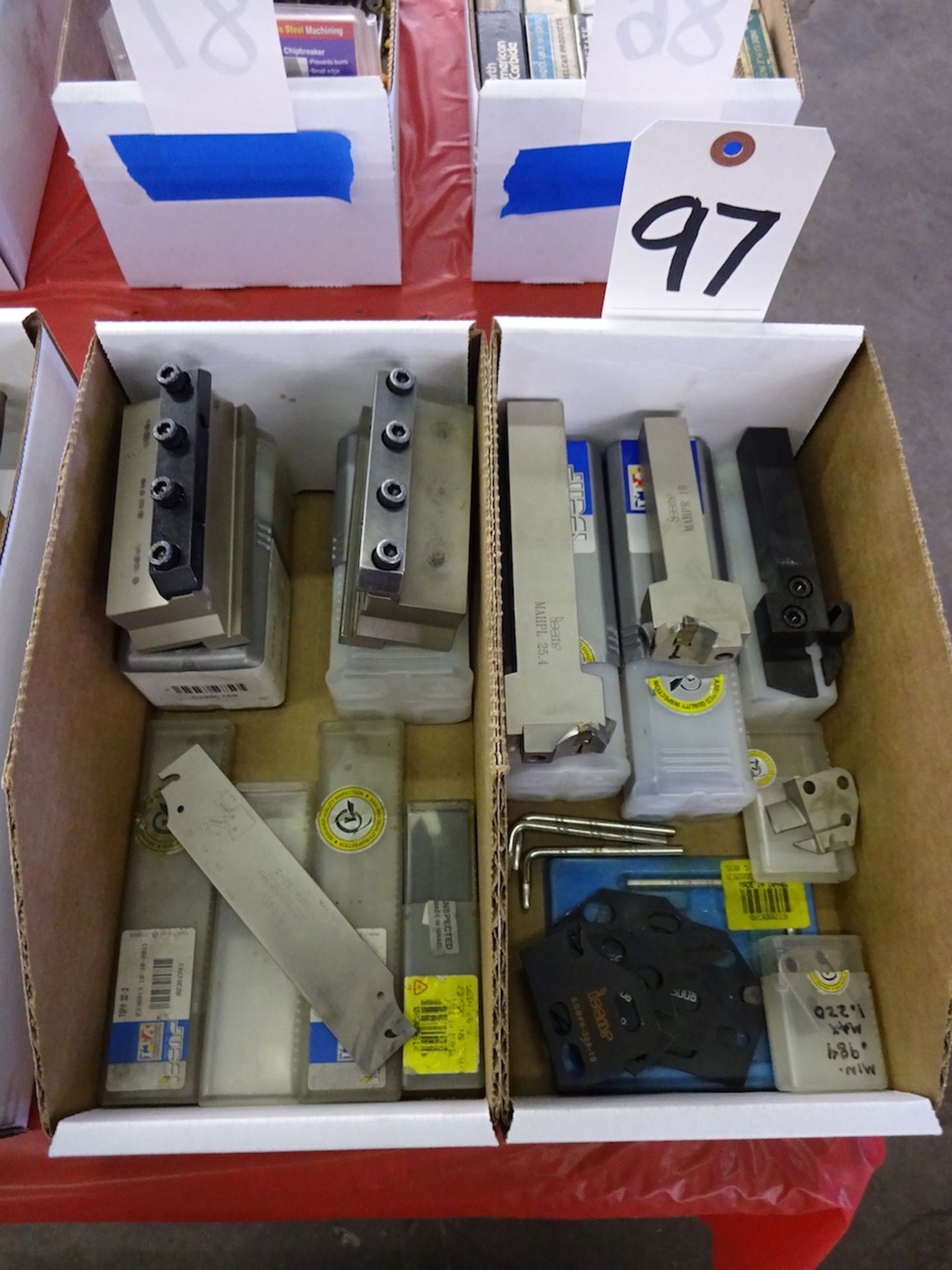 LOT: Assorted Cutting Tools in (2) Boxes