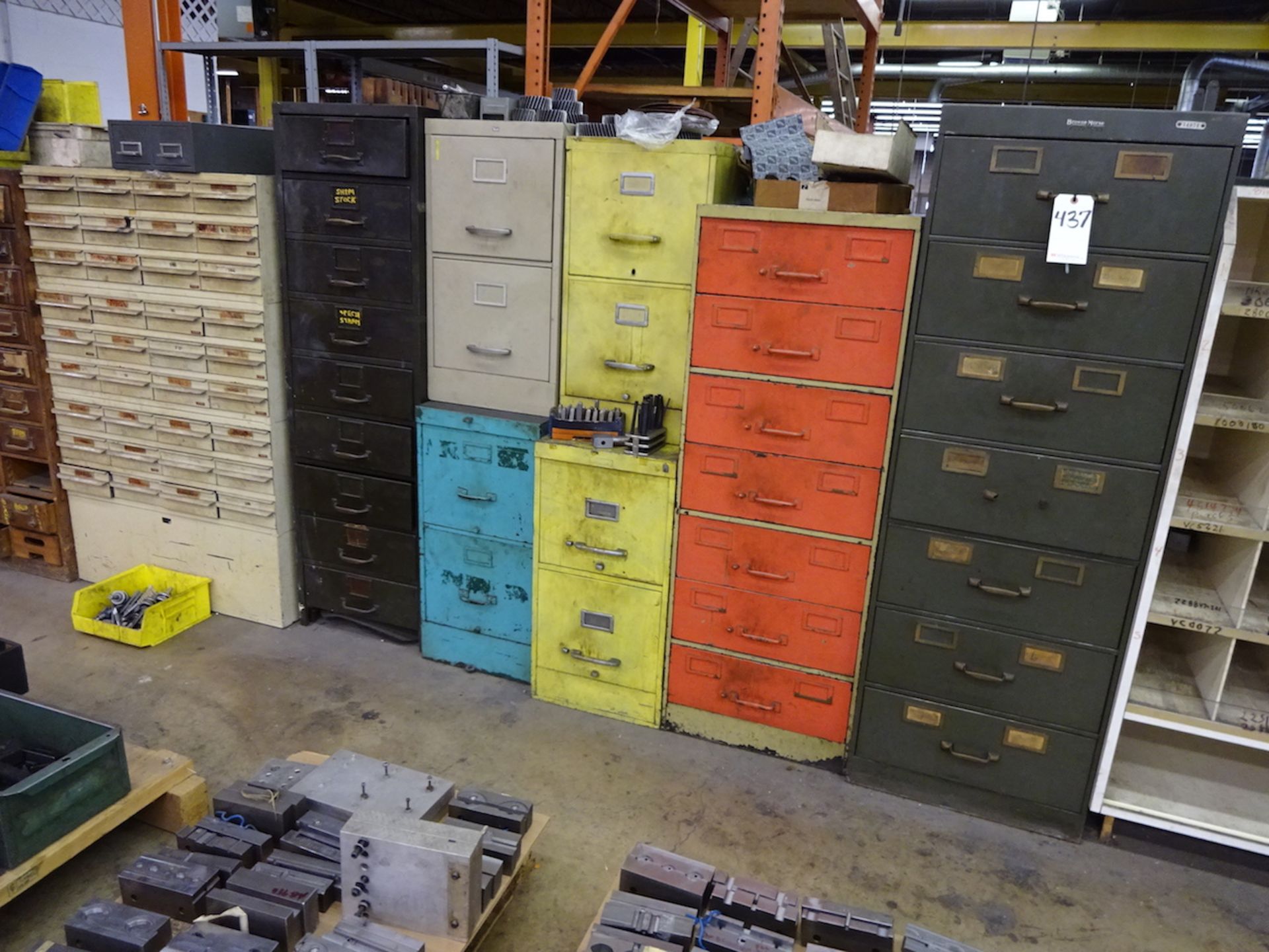 LOT: (8) Assorted Parts Storage Cabinets