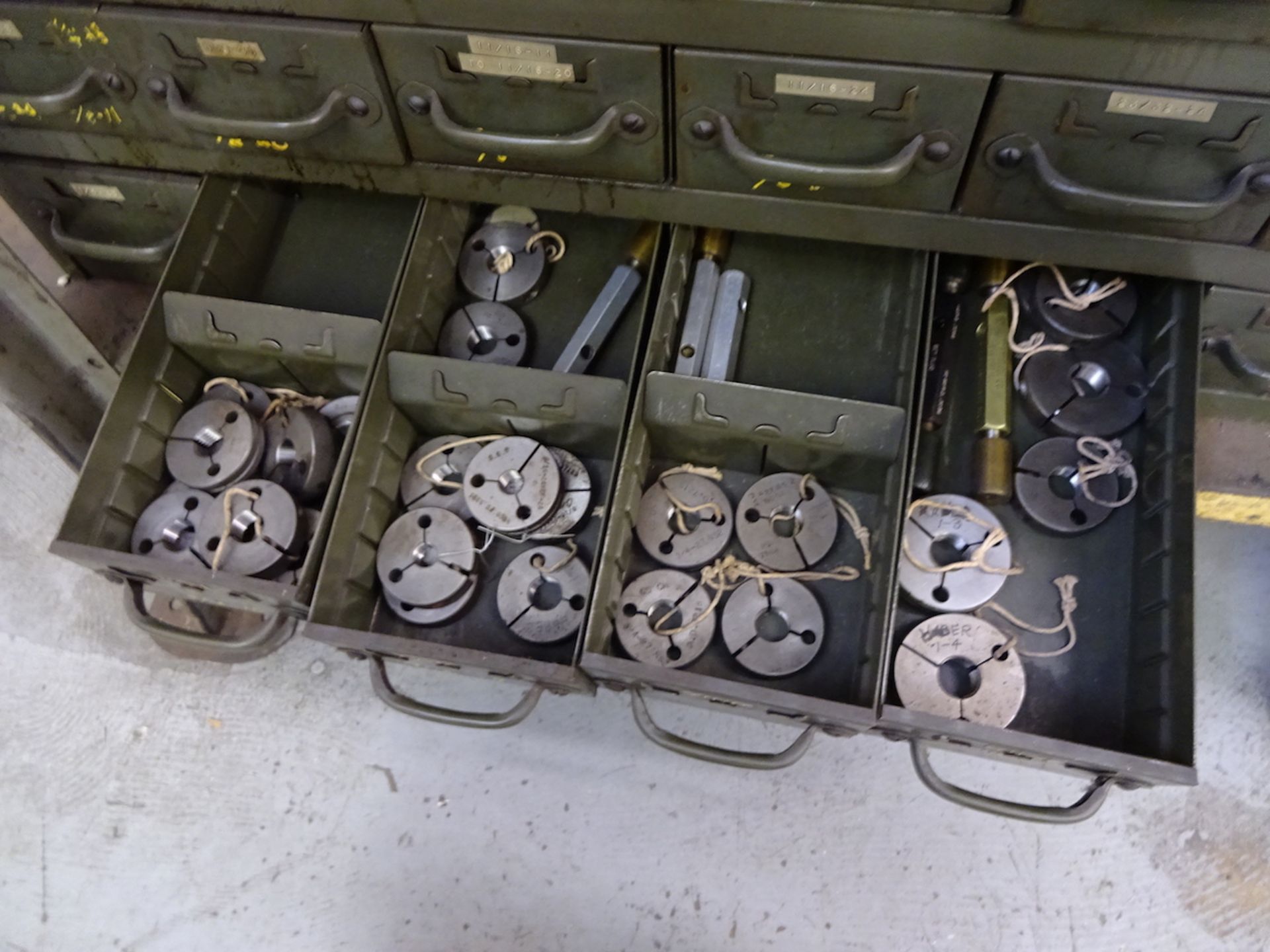 LOT: 18-Drawer Parts Cabinet, with Assorted Gauges - Image 3 of 3