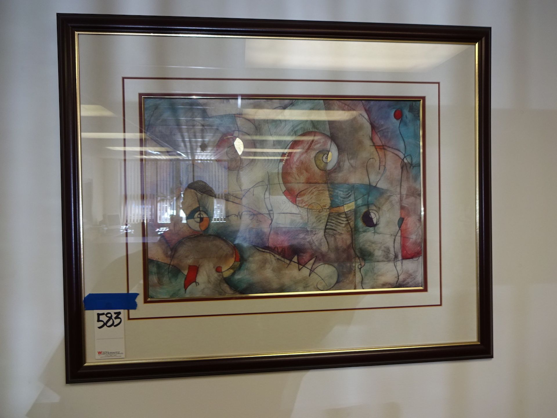 LOT: (7) Framed Artwork Pieces