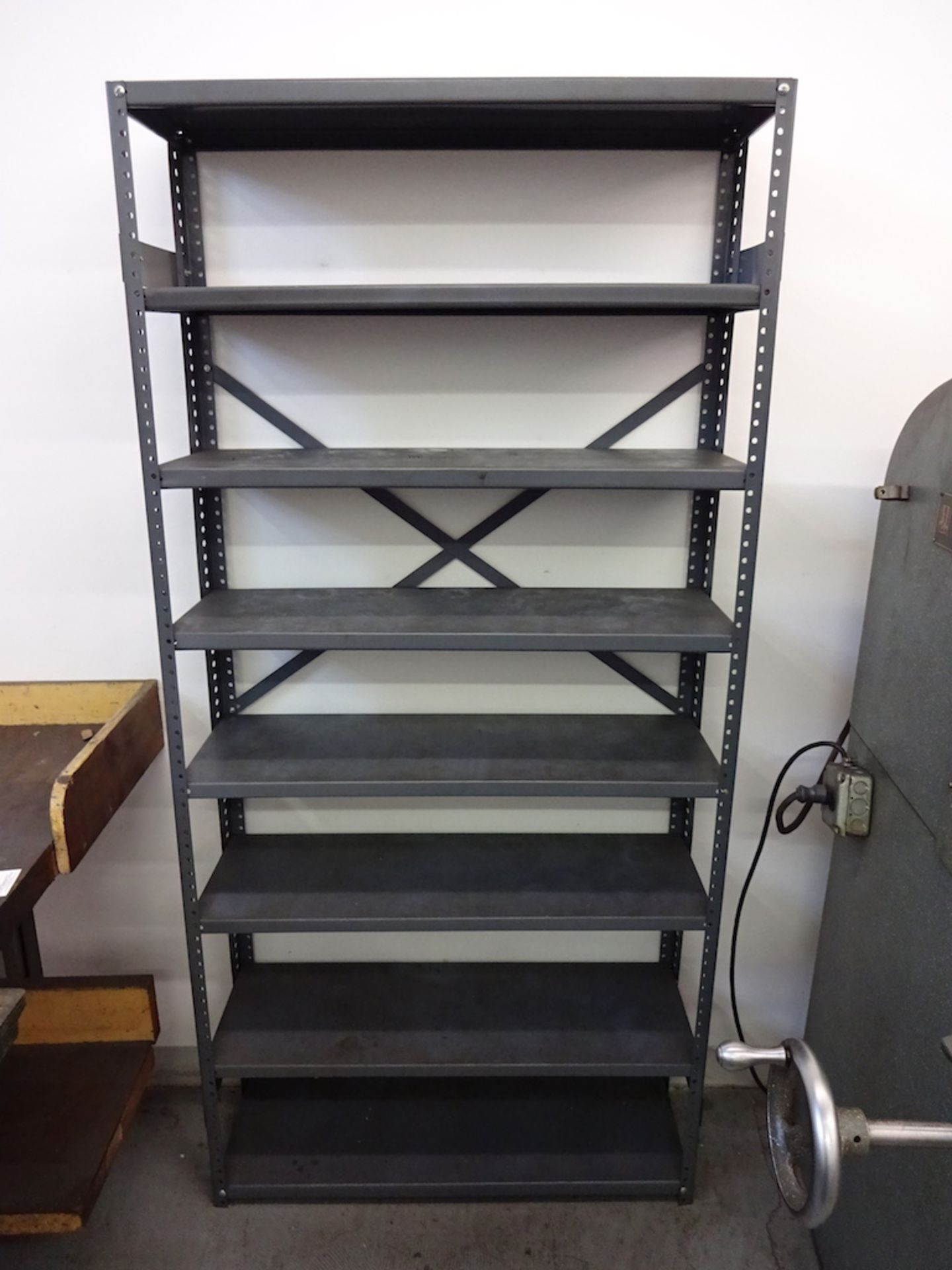 LOT: (2) Sections Steel Shelving - Image 2 of 2