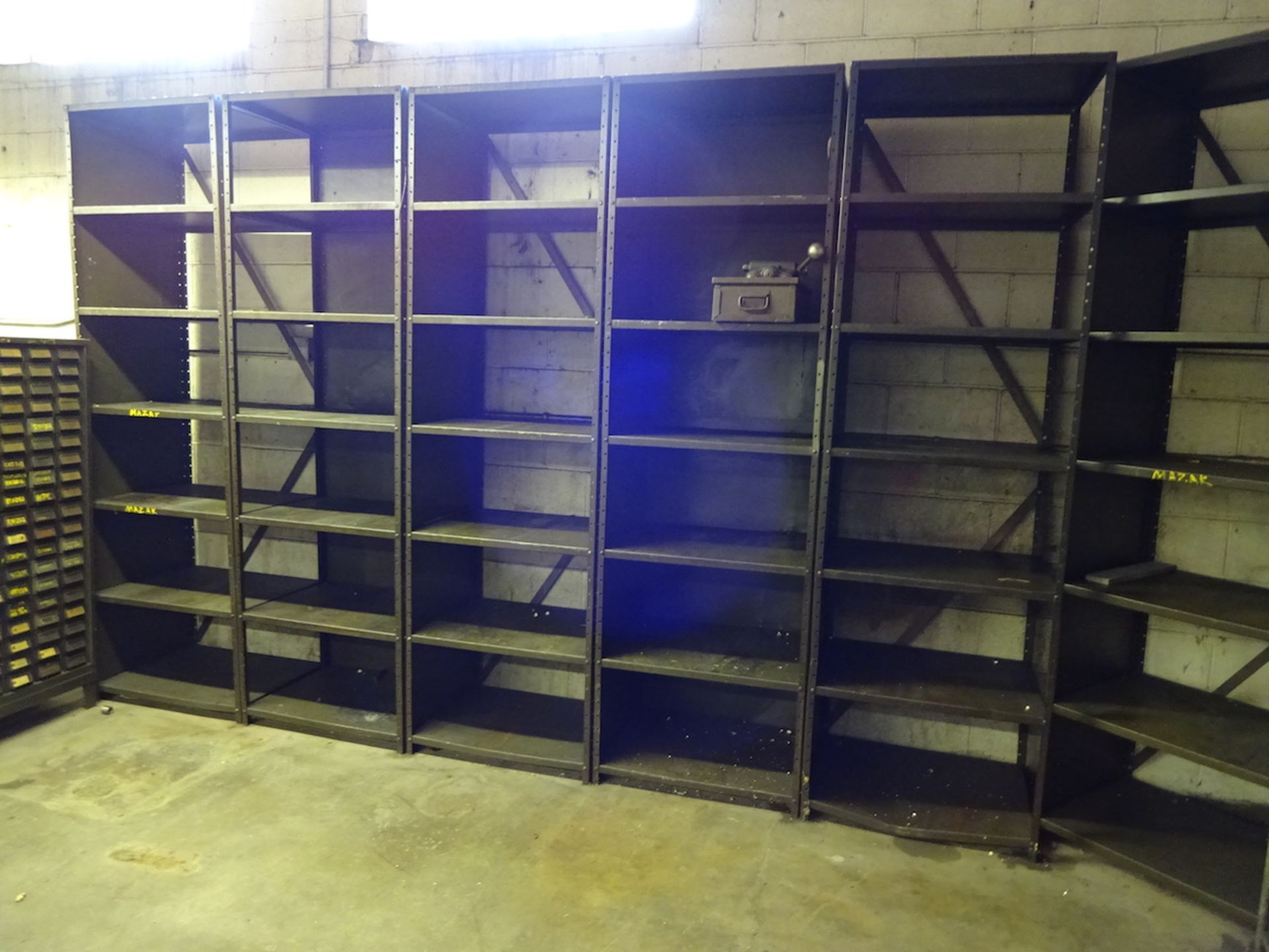 LOT: Assorted Adjustable Steel Shelving