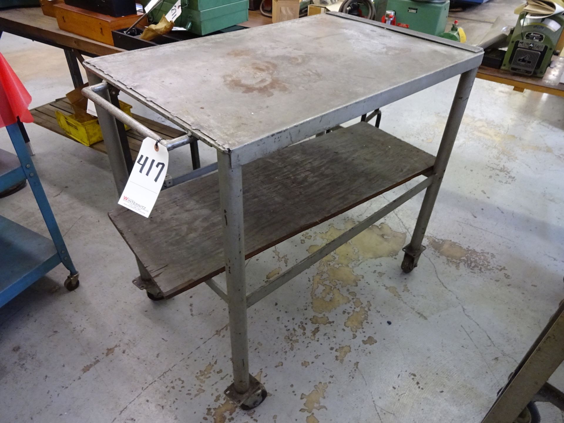 Steel Shop Cart