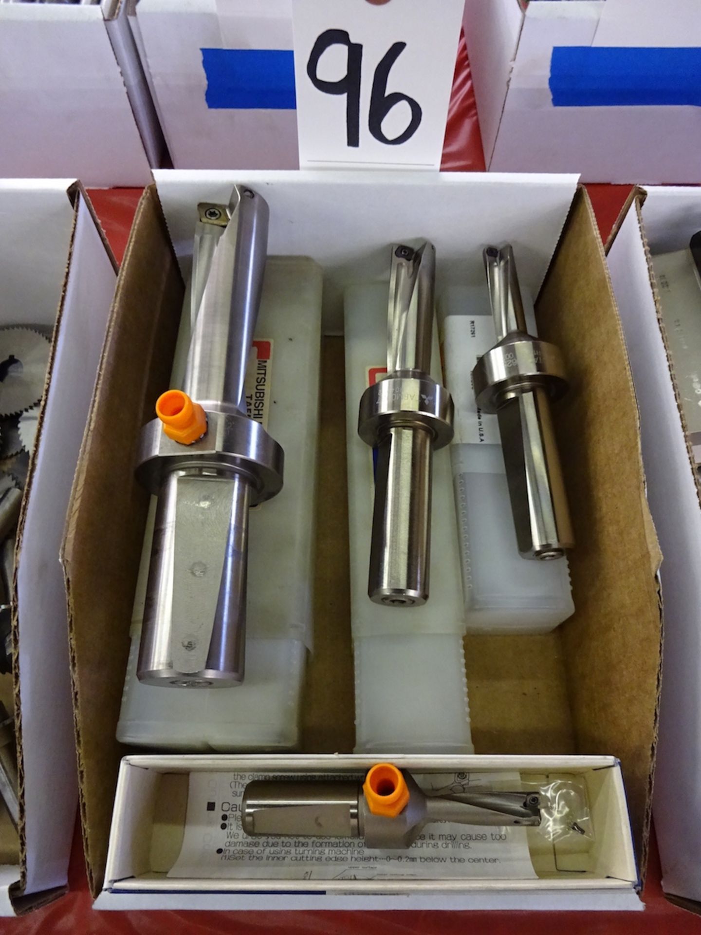 LOT: (5) Assorted Mitsubishi Indexable Drills