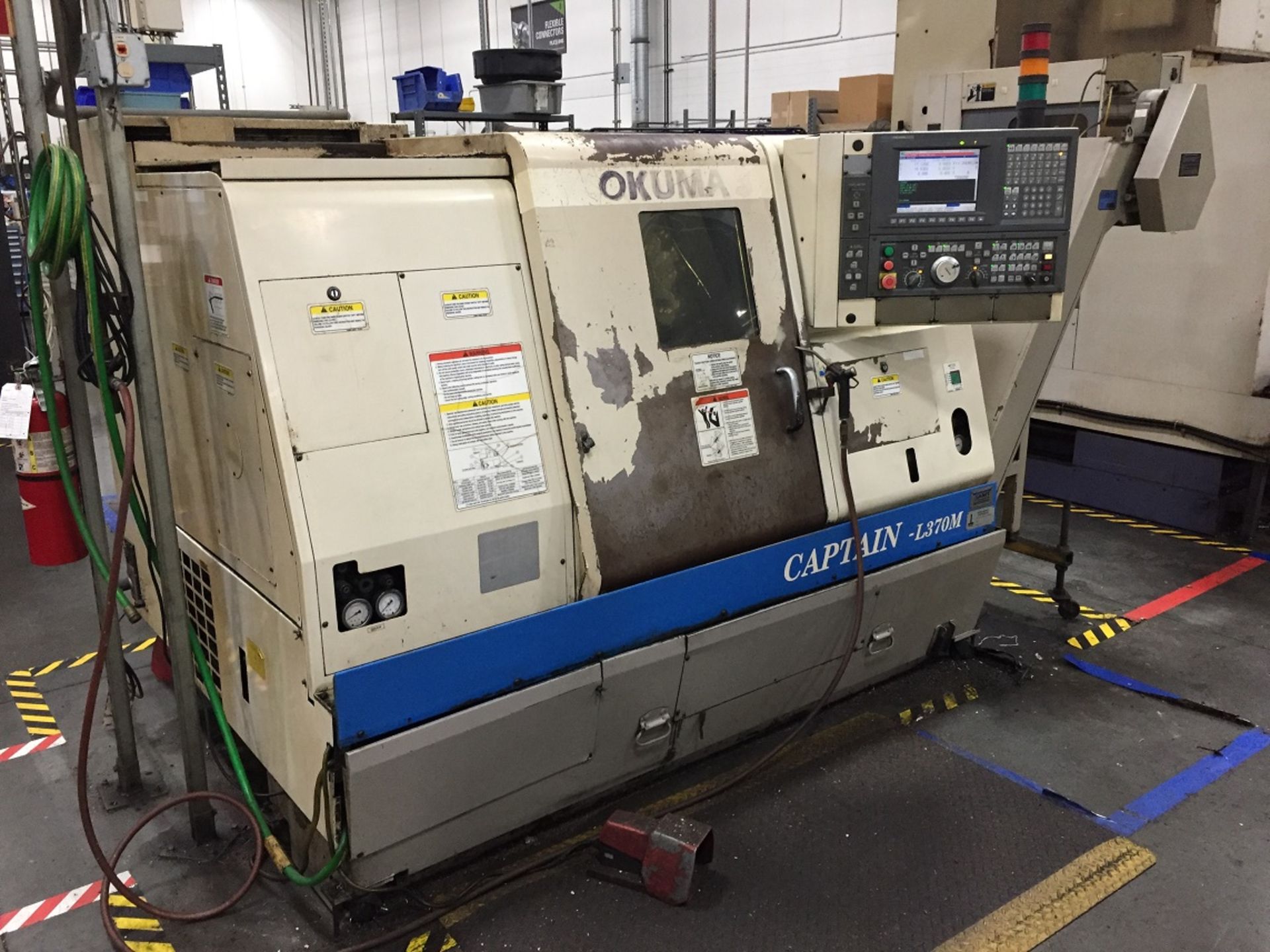 OKUMA CAPTAIN L370M LIVE TOOL, CNC LATHE, (2001)