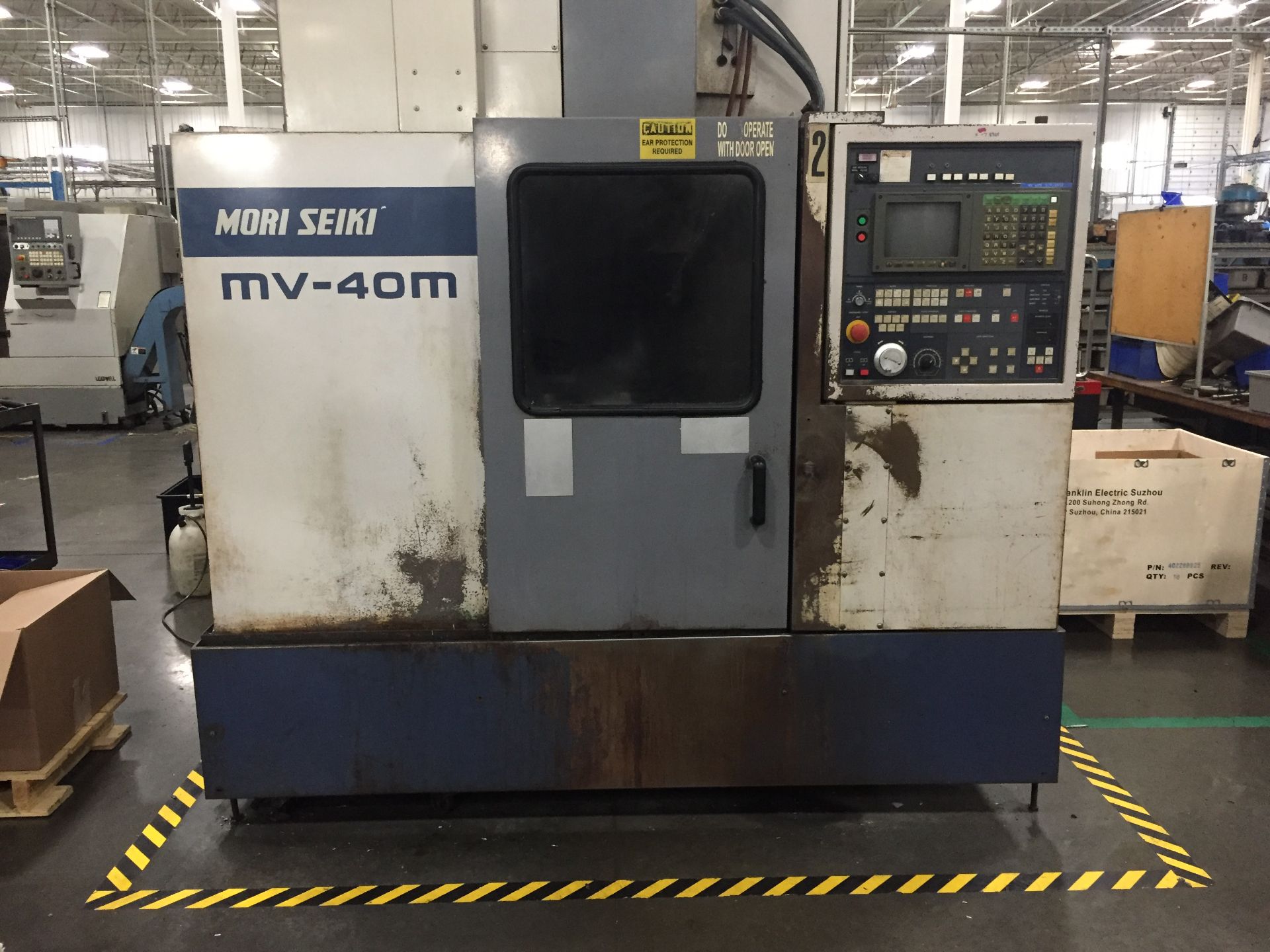 MORI SEIKI MV/40M 5 AXIS VERTICAL MACHINING CENTER S/N 4852, - Image 4 of 19