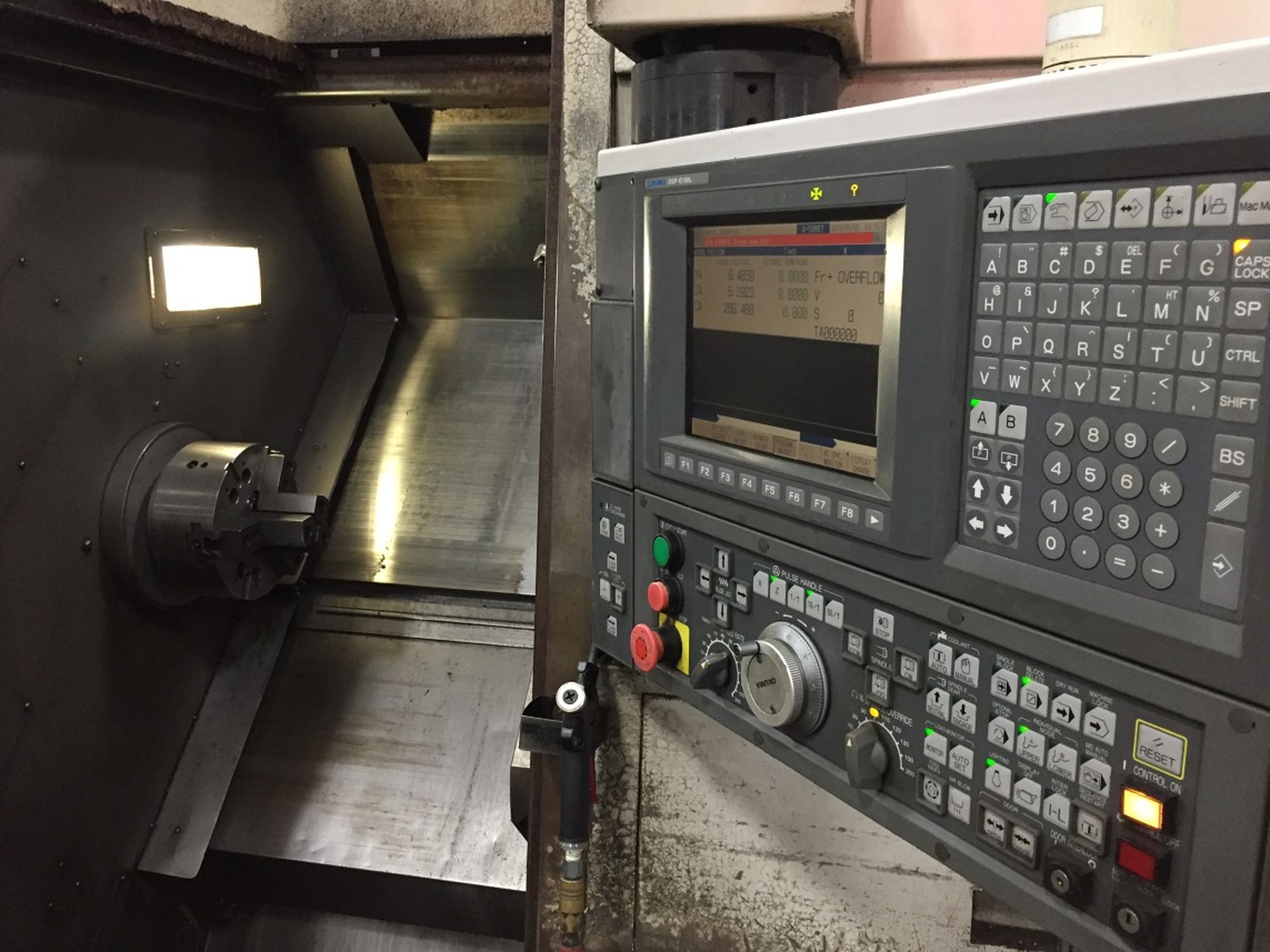 OKUMA LU300-M SIMULTURN 5 AXIS LIVE TOOL CNC LATHE (2004) - Image 4 of 11