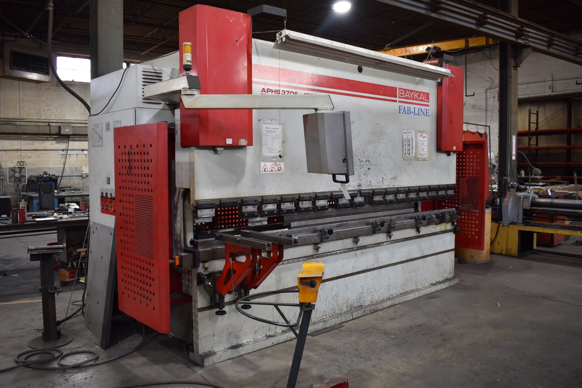 Baykal Fab-Line 12 ft. x 150 Ton Model APHS3706+150 Compact CNC Hydraulic Press Brake, S/N 11835 ( - Image 5 of 10