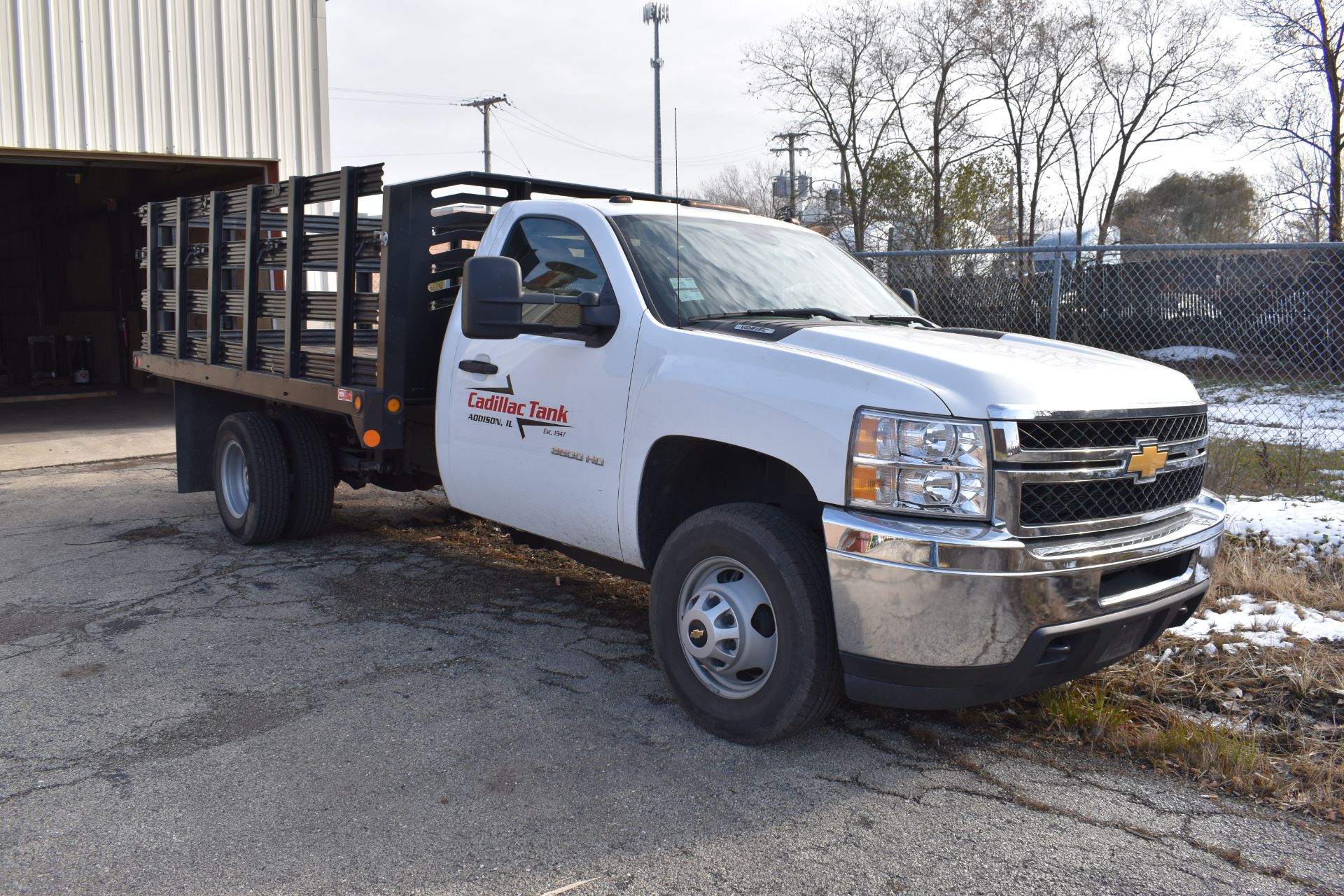 2012 Chevrolet Model 3500 HD Single-Axle Gas Stake Bed Truck, VIN 1GB3CZCG3CF166651, 16,252 miles, - Image 2 of 9