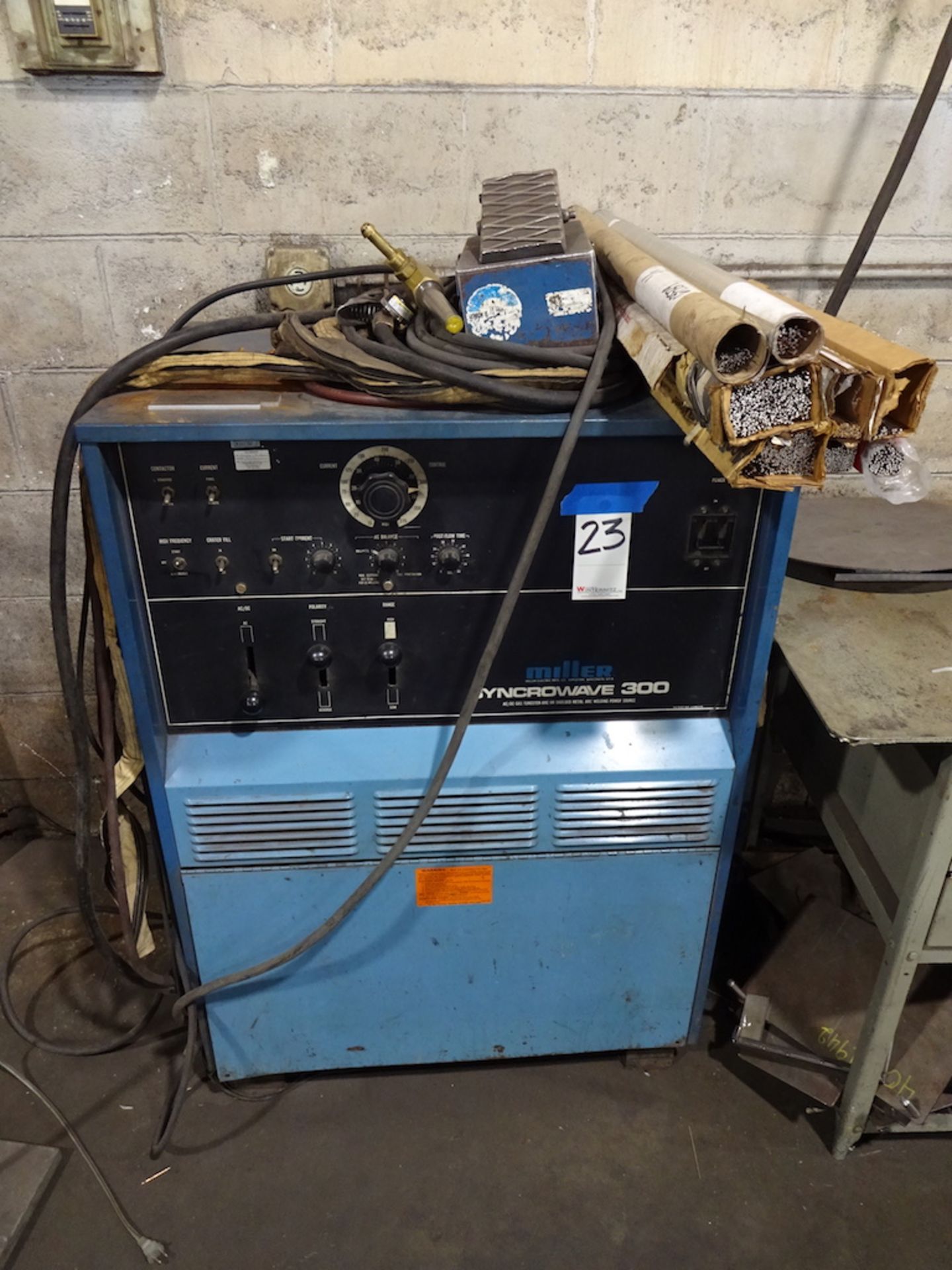 Miller Syncrowave 300 AC/DC Gas Tungsten-Arc or Shielded Metal Arc Welding Power Source, S/N