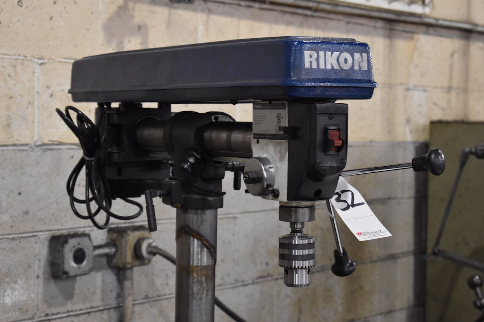 Rikon 34 in. Model 30-251 Floor Radial Drill Press, S/N 140324T1016, 1/3 HP, 120 Volt, 5-Speed ( - Image 3 of 4