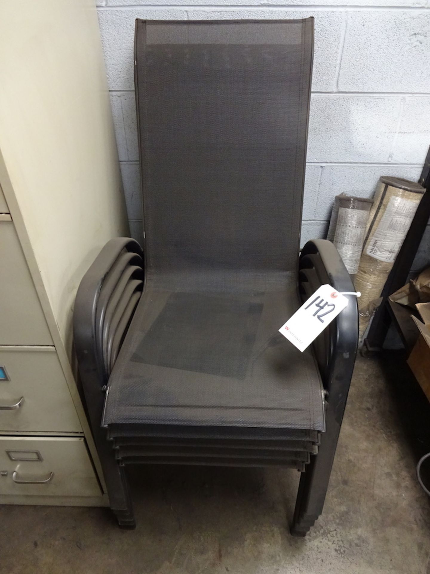 LOT: (5) Stacking Chairs